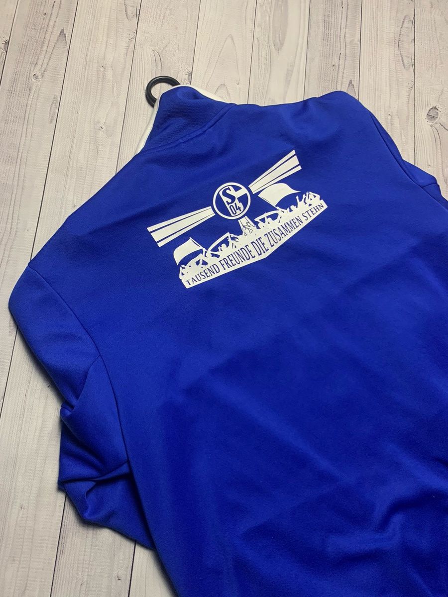 Vintage Adidas shalke 04 vintage soccer track jacket Size XL Size US XL / EU 56 / 4 - 6 Thumbnail