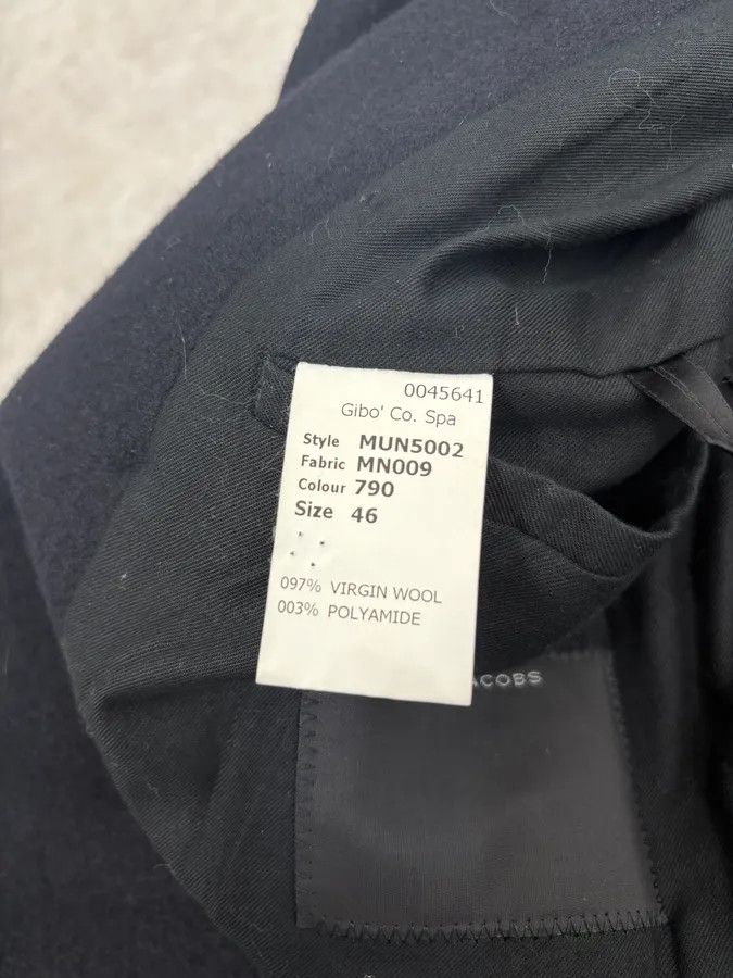 Marc Jacobs 2010s Marc Jacobs Black Detachable Fur Wool Long Coat Size US M / EU 48-50 / 2 - 9 Thumbnail