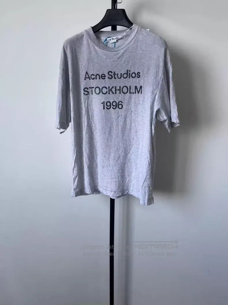Acne Studios Acne Studios 1996 series letter print casual crewneck shor Size XXS / US 00 / IT 34 - 1 Thumbnail