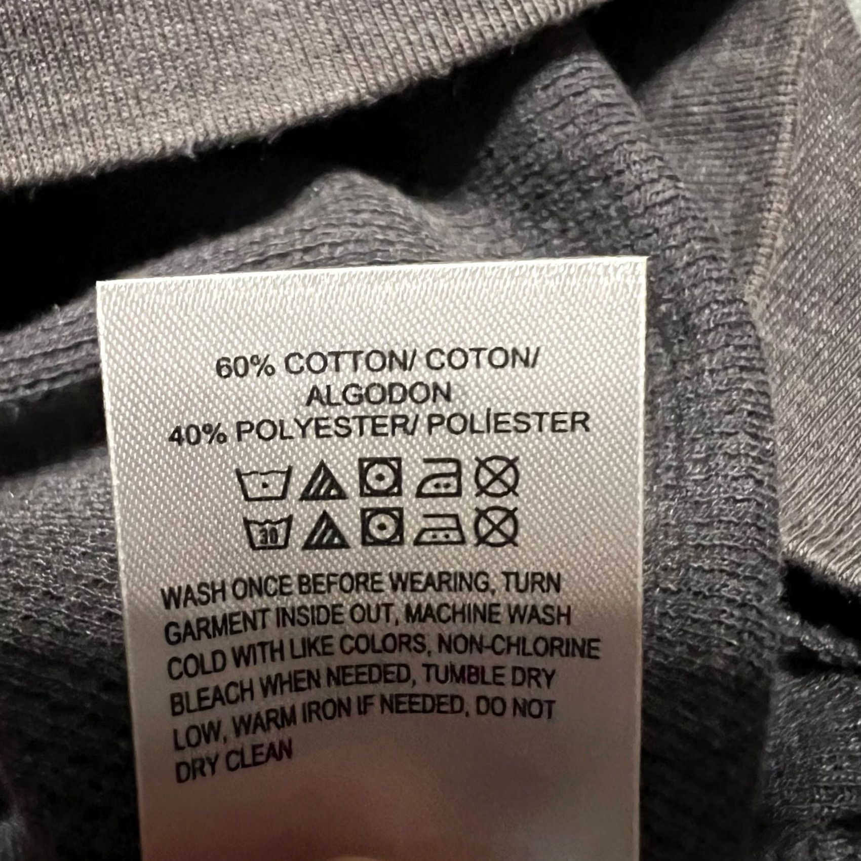 Lucky Brand Lucky Brand Shirt Womens Large Raglan Waffle Long Sleeve Gray Crop L Womens Size L / US 10 / IT 46 - 8 Thumbnail