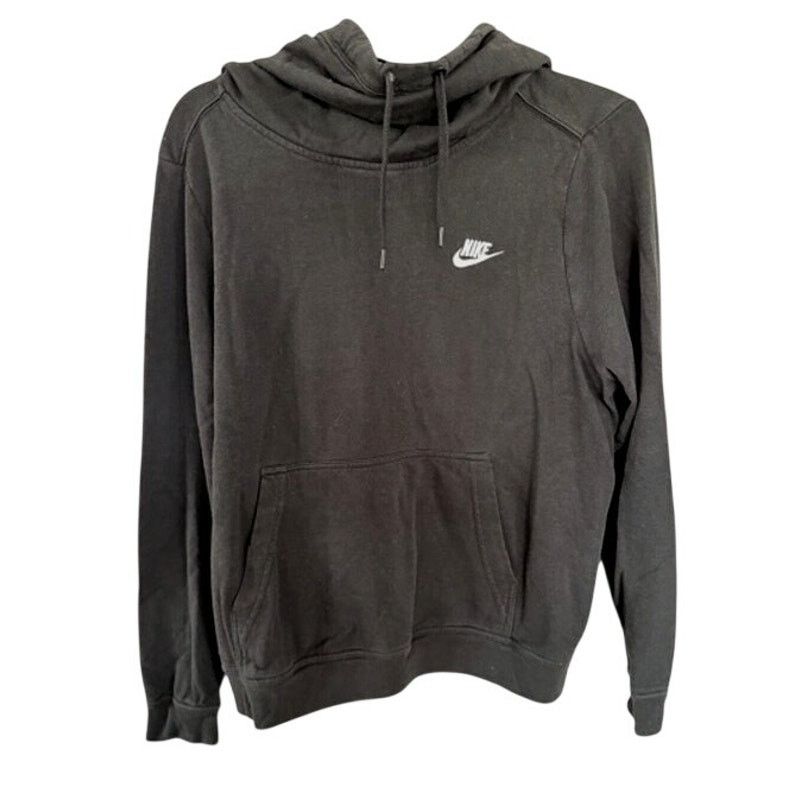 Nike Nike Black Pullover Hoodie Swoosh Logo Size L Size US L / EU 52-54 / 3 - 2 Thumbnail