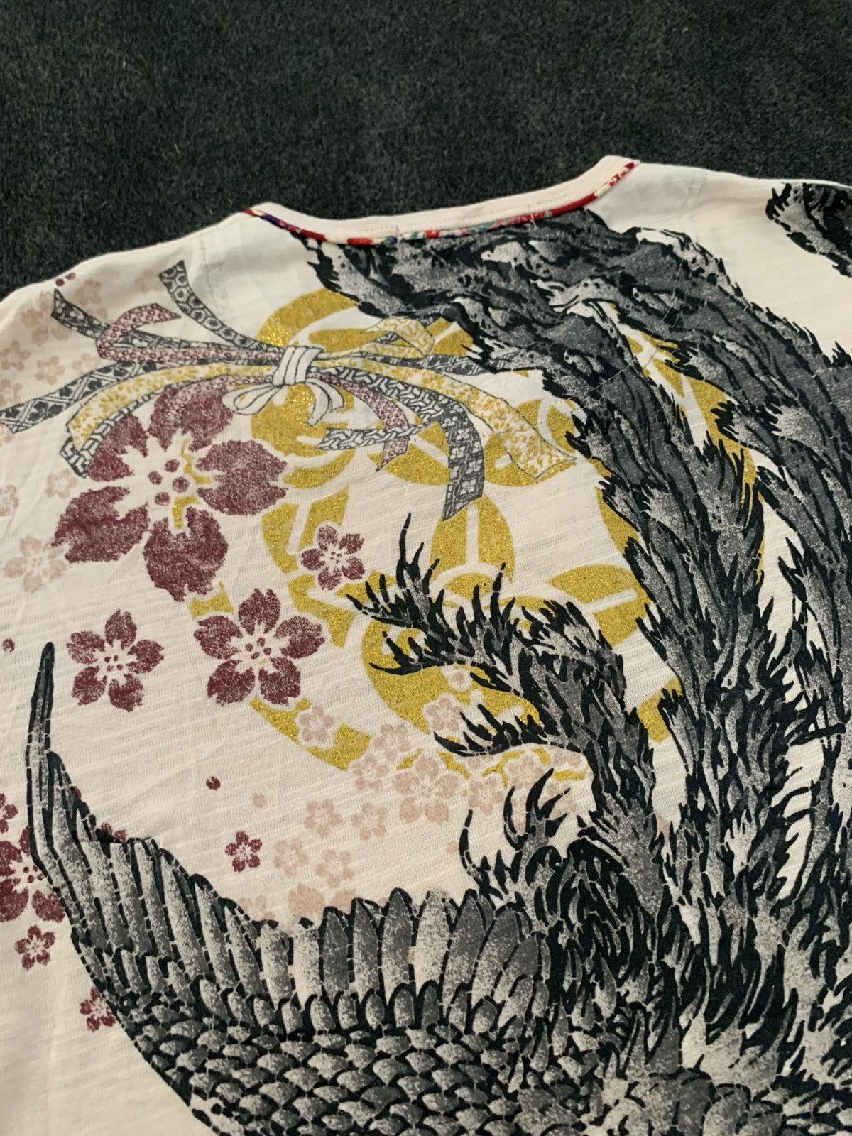 Japanese Brand Vintage Y2K Japanese Style Phoenix / Crane Graphic Tee Size US L / EU 52-54 / 3 - 10 Thumbnail