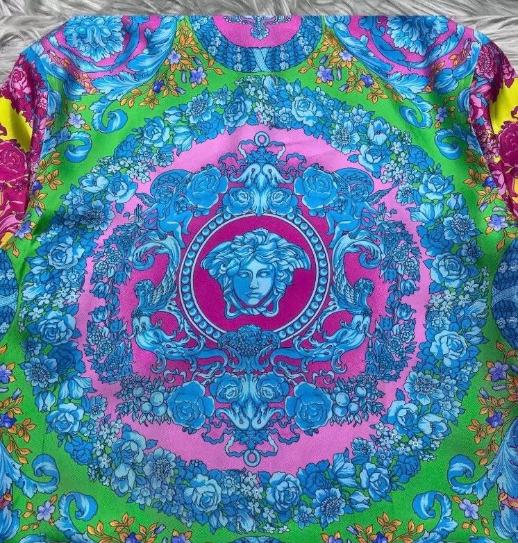 Versace Versace Baroque mulberry silk shirt Size US M / EU 48-50 / 2 - 4 Thumbnail