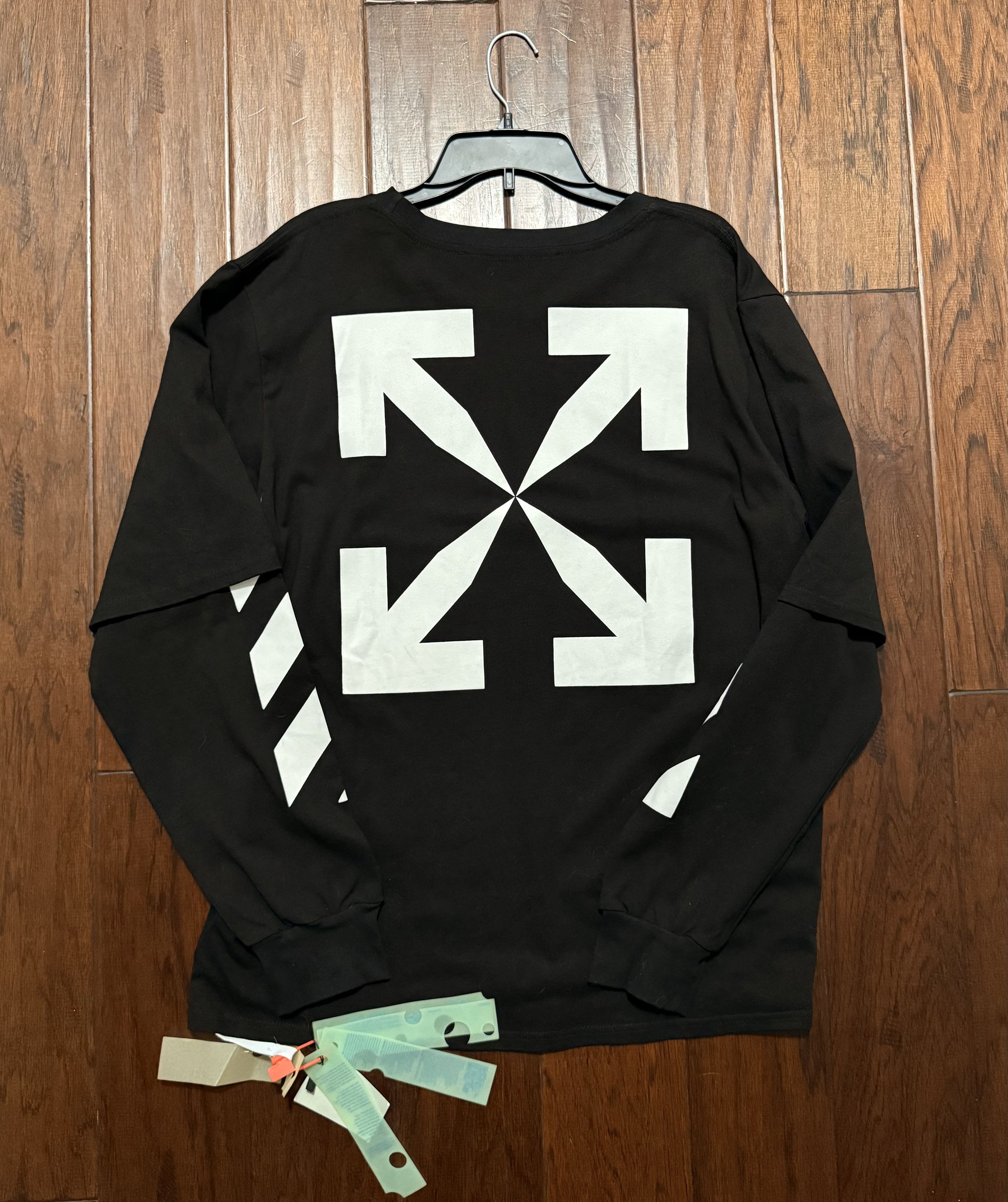 Off-White OFF WHITE Mona Lisa Arrow Long Sleeve Size US L / EU 52-54 / 3 - 2 Thumbnail