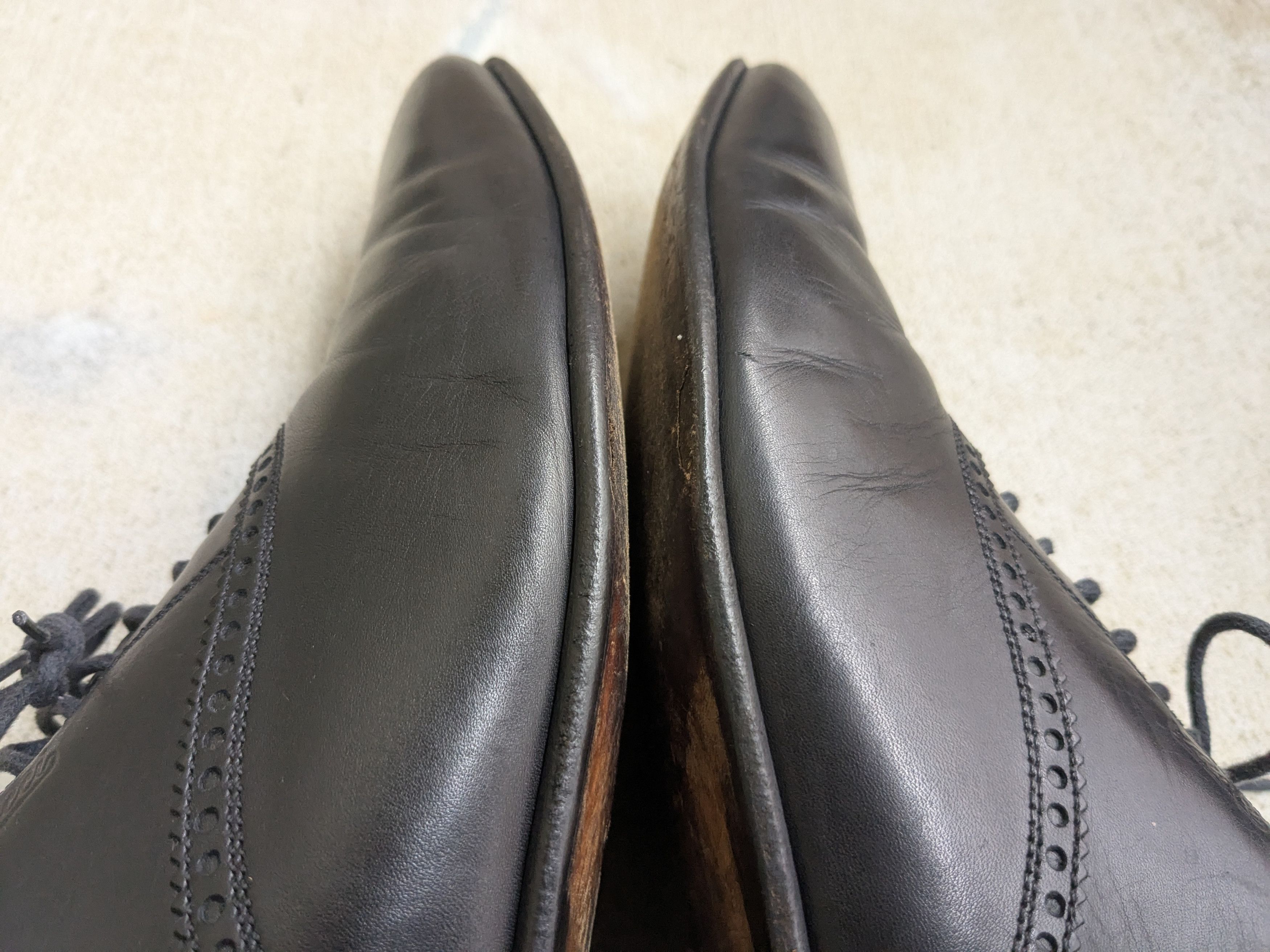 Gucci Gucci Oxfords Brogues Black 10 Lace Up Italy Size US 10 / EU 43 - 7 Thumbnail