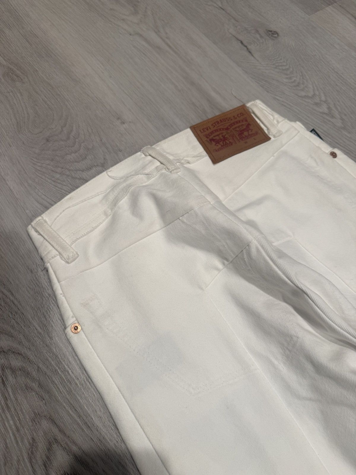 Levi's × Vetements s/s 2017 white reconstructed denim!! Size US 28 / EU 44 - 5 Thumbnail