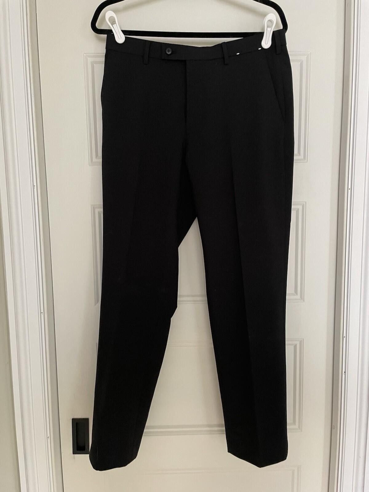 Uniqlo Uniqlo Men Chino Wool Like Black 31x30 Size US 31 - 1 Thumbnail