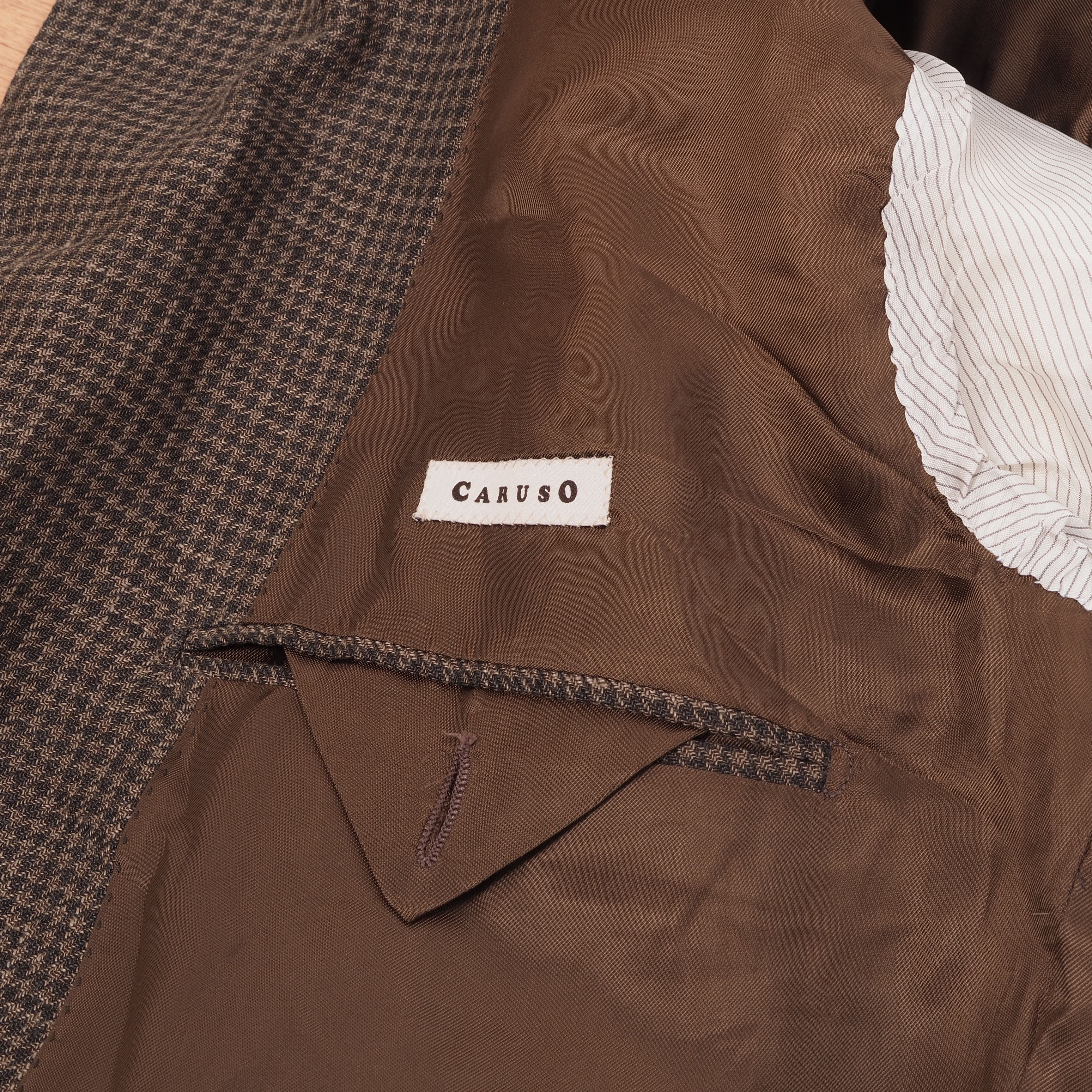 Caruso × Handmade RAFFAELLE CARUSO Linen Wool Silk Sport Coat Blazer Jacket Size 42R - 4 Thumbnail