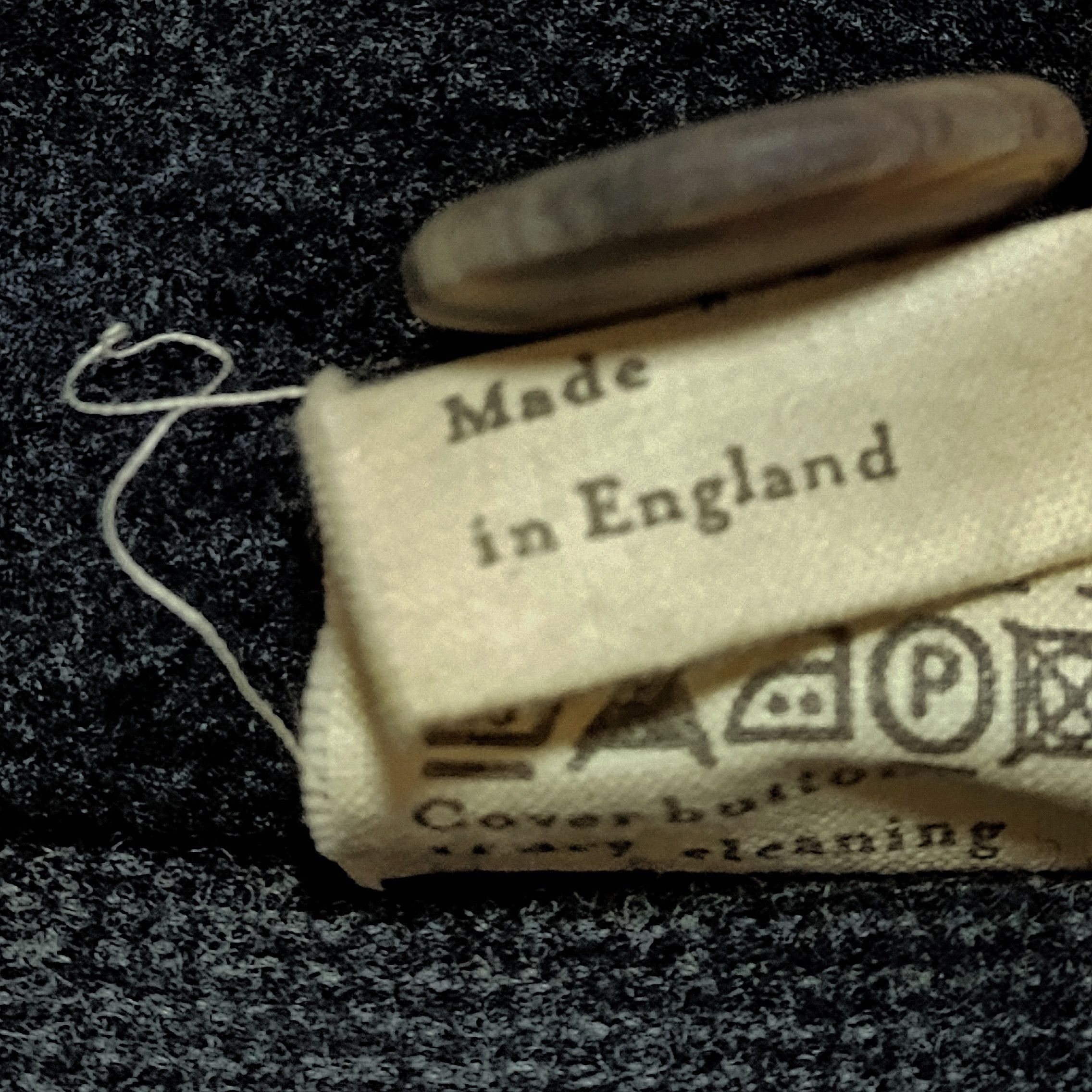 S.E.H. Kelly S.E.H. Kelly Charcoal Black Wool Cashmere Work Jacket Size US M / EU 48-50 / 2 - 4 Thumbnail