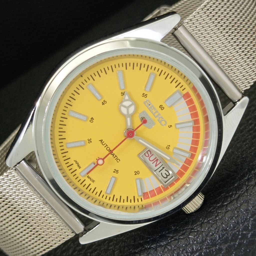 Seiko REFURBISHED VINTAGE SEIKO 5 AUTO JAPAN MENS WATCH a440725 Size 38 - 1 Thumbnail