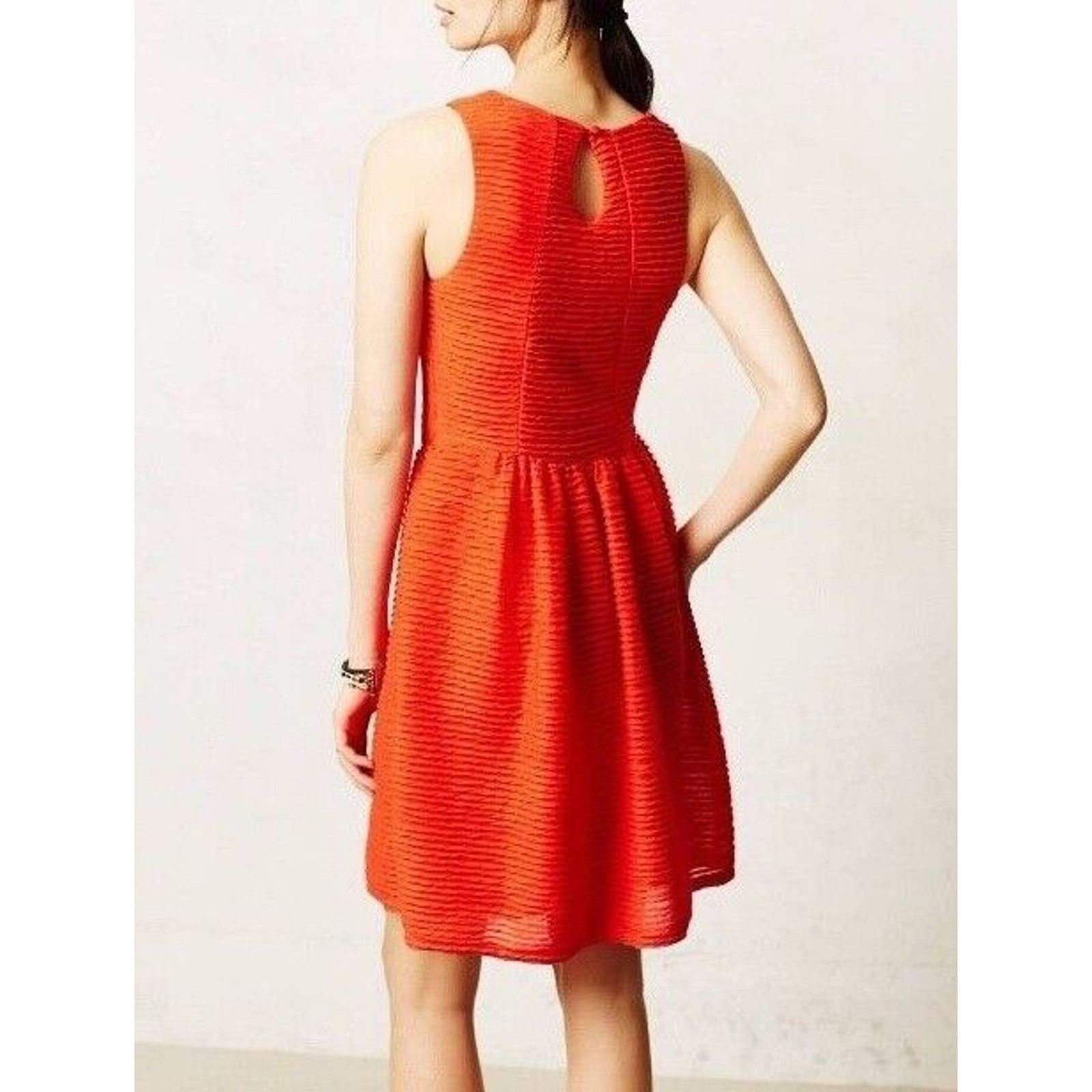 Anthropologie New Anthropologie Textured Tank Dress by Bordeaux $138 SMALL Size S / US 4 / IT 40 - 4 Thumbnail
