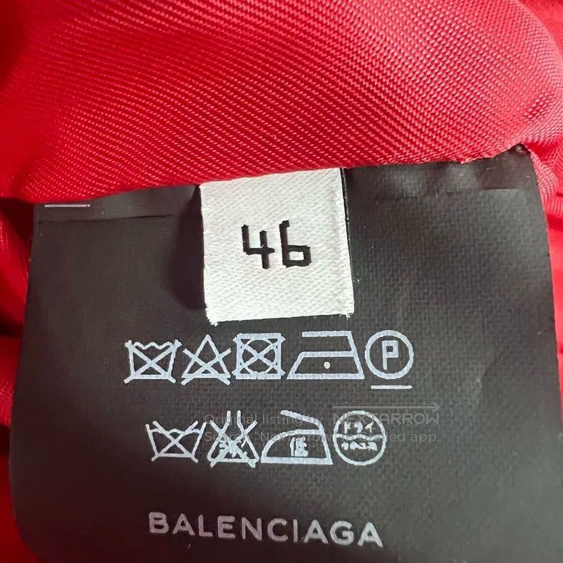 Balenciaga Balenciaga Red Letter Print Stand Collar Long Sleeve Down Size US S / EU 44-46 / 1 - 4 Thumbnail