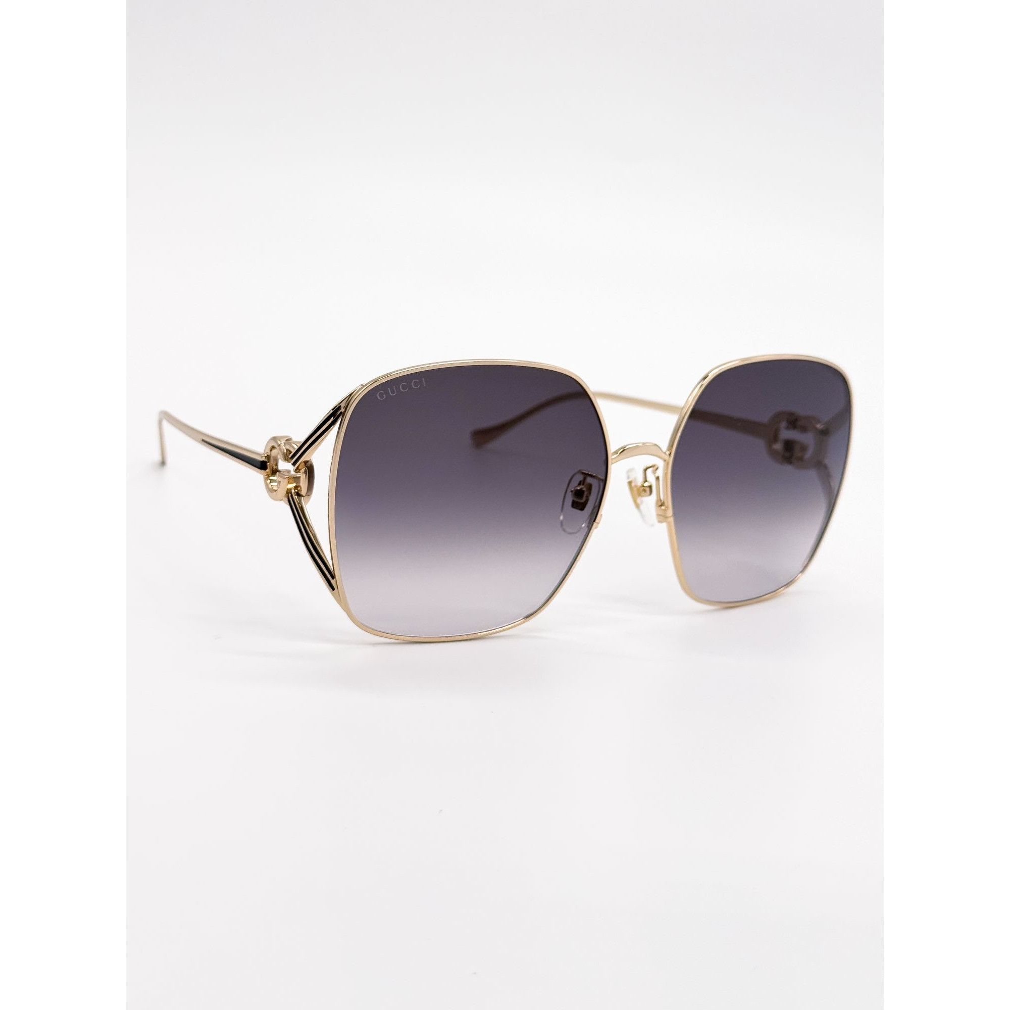 Gucci NEW GUCCI SUNGLASSES GG1323S 001 GOLD/GRAY OVERSIZED WOMEN Size ONE SIZE - 9 Thumbnail