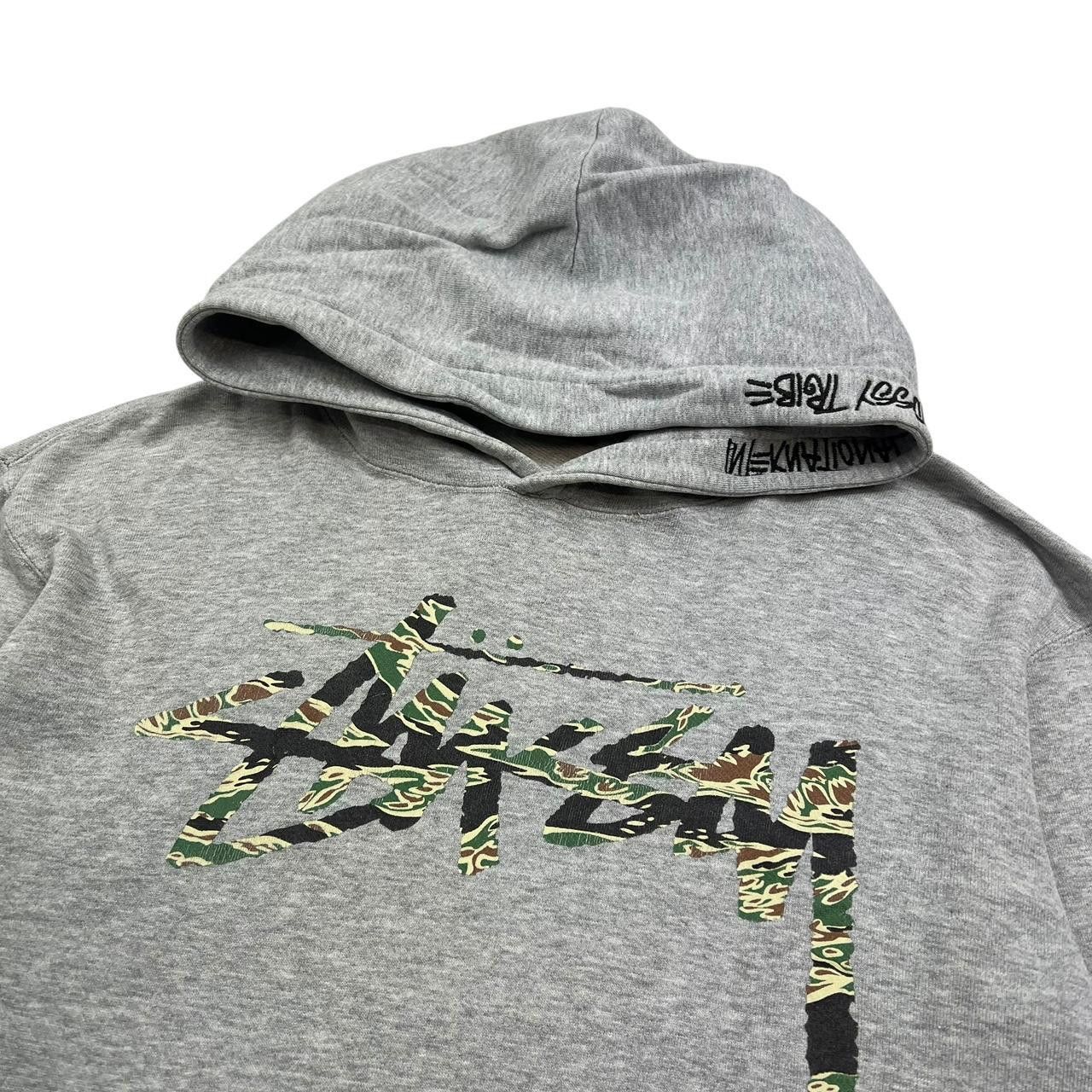 Stussy International Stussy Tribe Camo Pullover Hoodie Gray - Large Size US L / EU 52-54 / 3 - 2 Thumbnail
