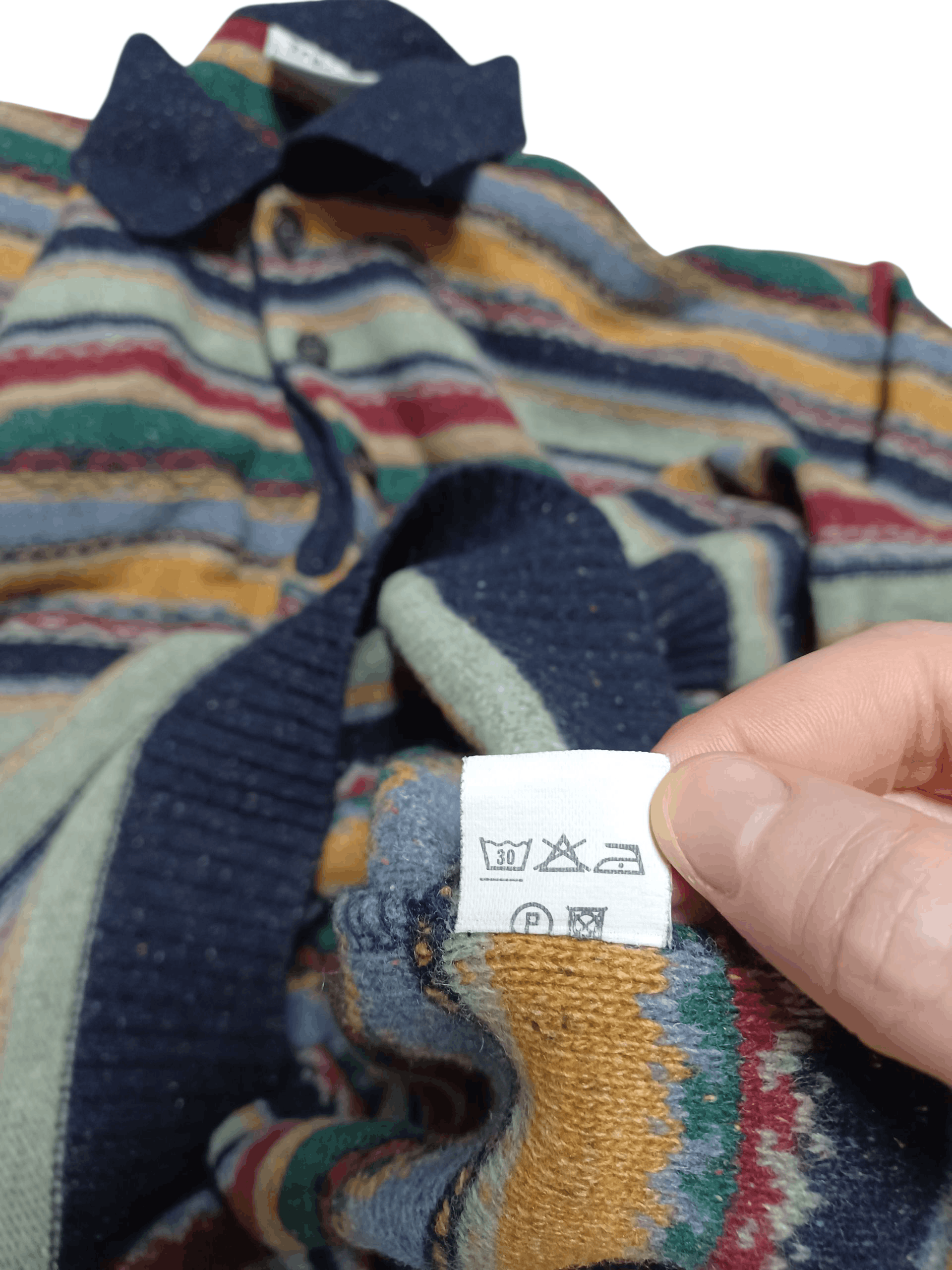 Other VINTAGE 90S MADE IN ITALY COOGI STYLE WOOL SWEATER Size US L / EU 52-54 / 3 - 5 Thumbnail