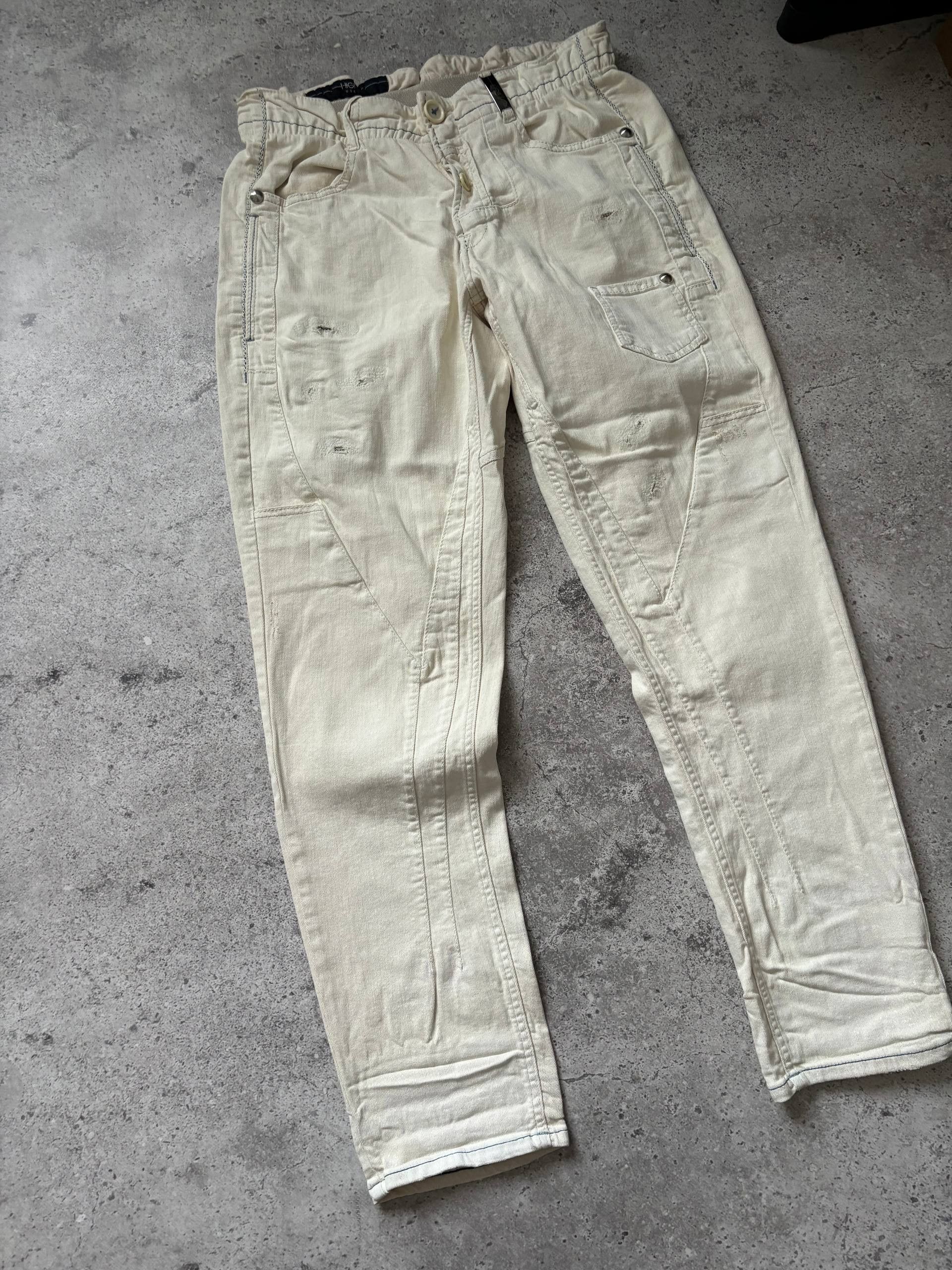 Japanese Brand Avant Garde High Use Patchwork Pants Waxed Cottone Size US 32 / EU 48 - 3 Thumbnail