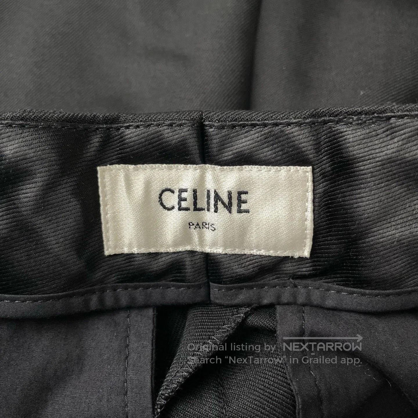 Celine Celine Slim Wool Trousers. Size 35" - 4 Thumbnail