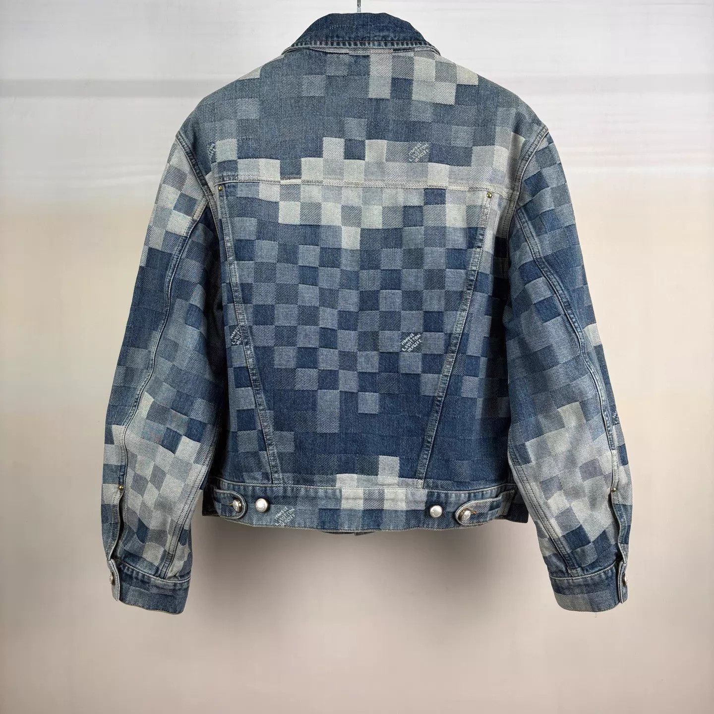 Louis Vuitton LV Pharrell Mosaic Denim Jacket EU50 New Size US M / EU 48-50 / 2 - 2 Thumbnail
