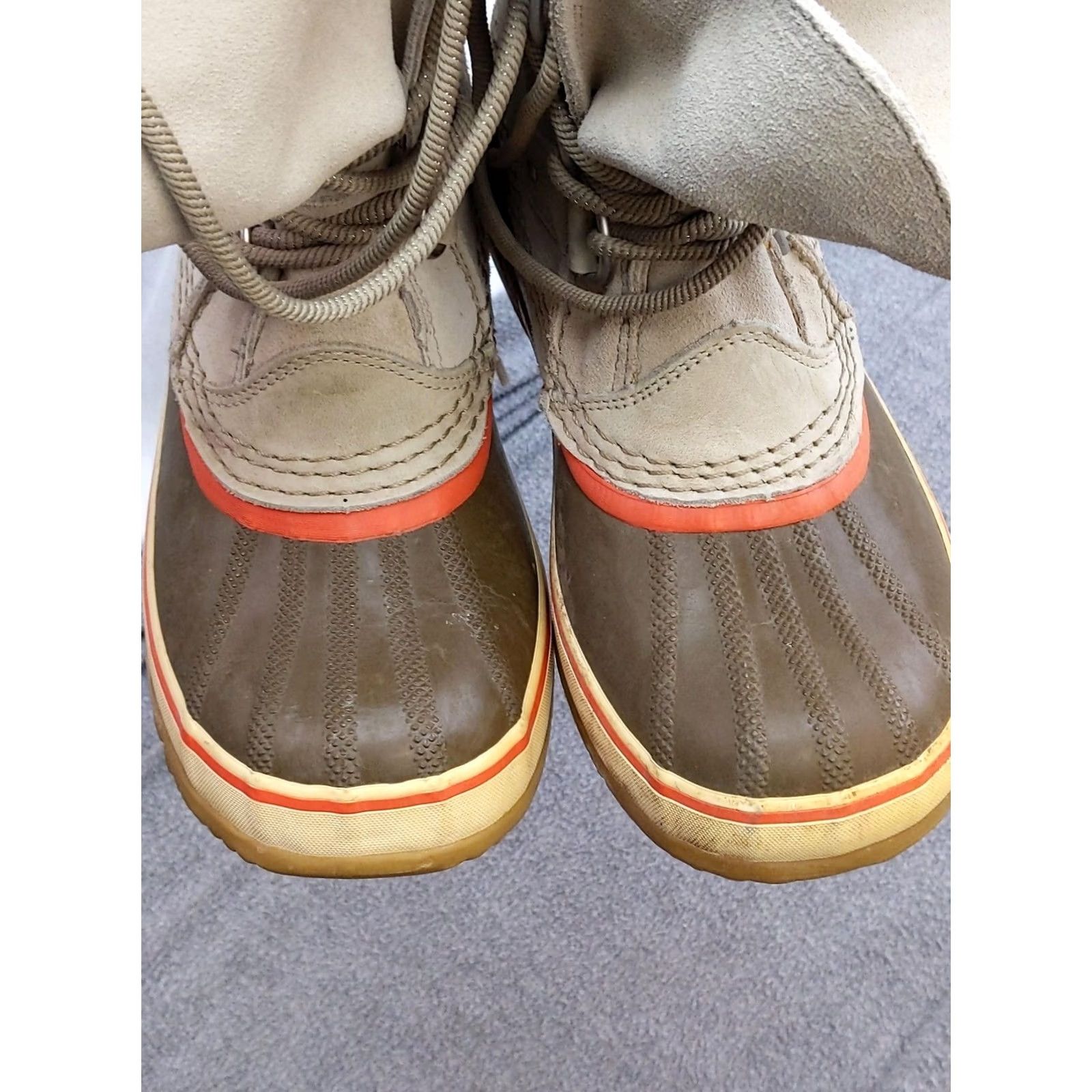 SOREL Sorel Womens 7 38 Brown Suede Waterproof Mid Calf Snow Boots Casual Winter Gloves? Size US 7 / IT 37 - 5 Thumbnail