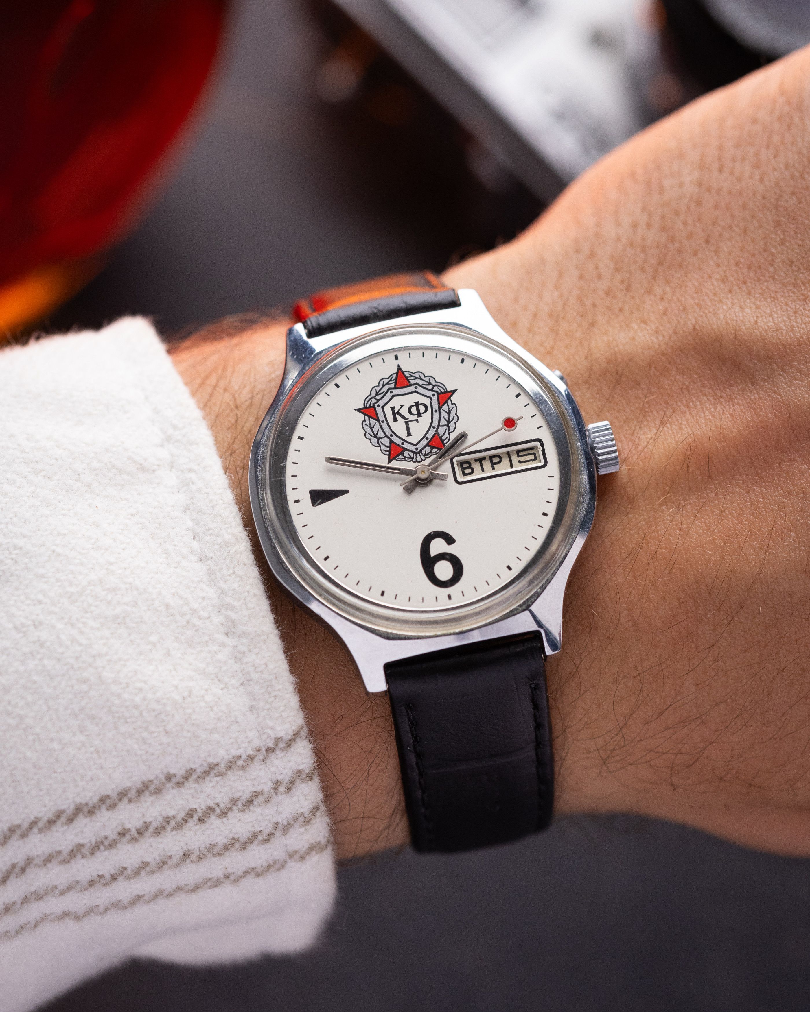 Other Slava Big Zero KGF Vintage Soviet Watch Size 38 - 6 Thumbnail