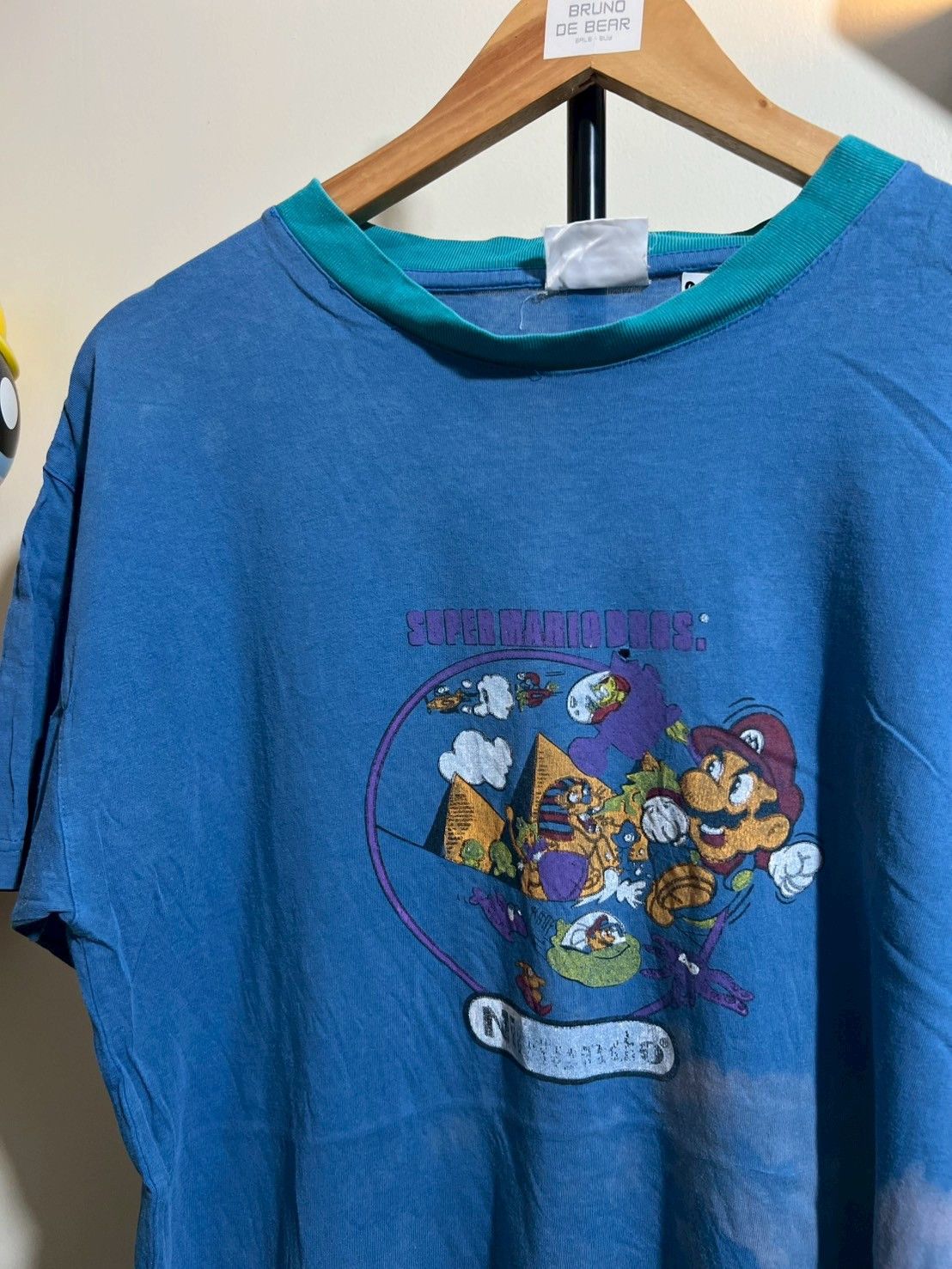 Nintendo × Vintage Vintage 1991's Super Mario Bros Shirt Nintendo bnz03 Size US XS / EU 42 / 0 - 1 Thumbnail