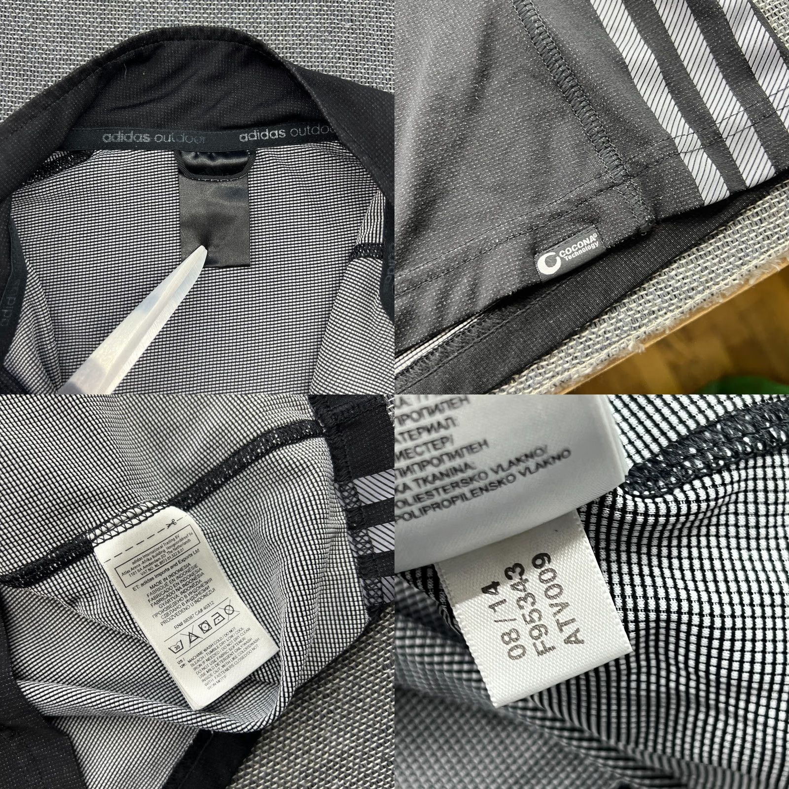 Adidas Adidas Norway Team Mens Ski Top Small 1/2 Zip Fleece Base Layer Black Sports Size US S / EU 44-46 / 1 - 8 Thumbnail