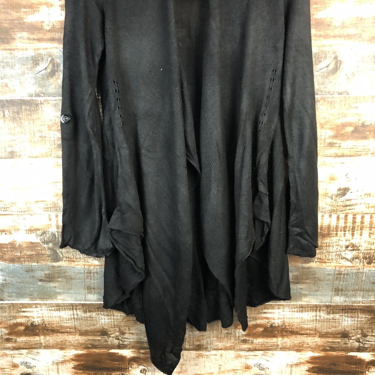 Homespun Knitwear × Japanese Brand DL Vicky Black Cardigan Knitwear #C599 Size S / US 4 / IT 40 - 3 Thumbnail