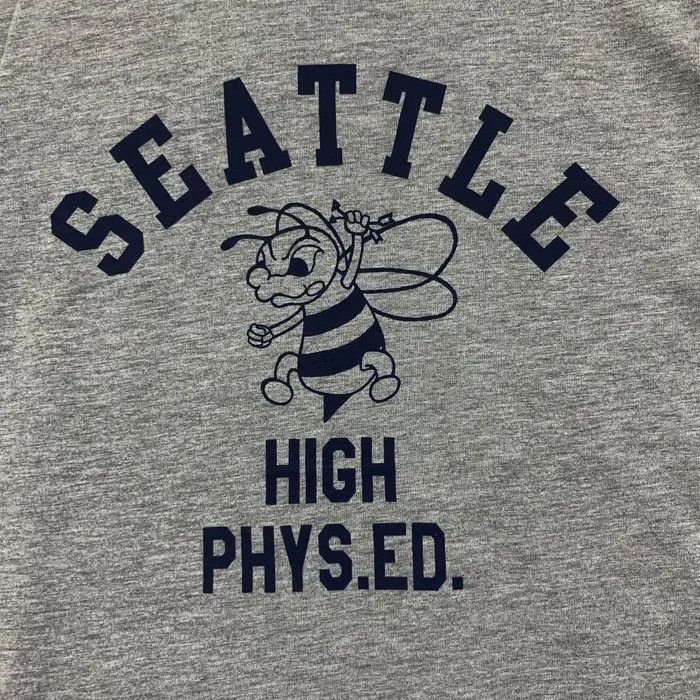 Vintage Vintage SEATTLE COLLEGE UNIVERSITY High Physical Tee Shirt Size L / US 10 / IT 46 - 3 Thumbnail