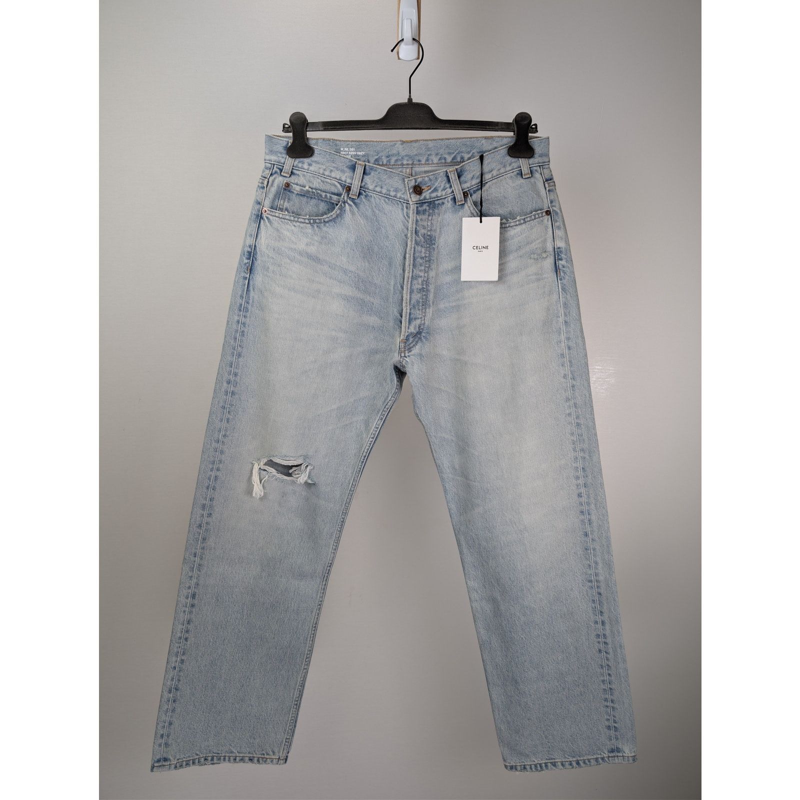 Celine o1rshd1 Denim jeans in Light Blue Size US 34 / EU 50 - 8 Thumbnail
