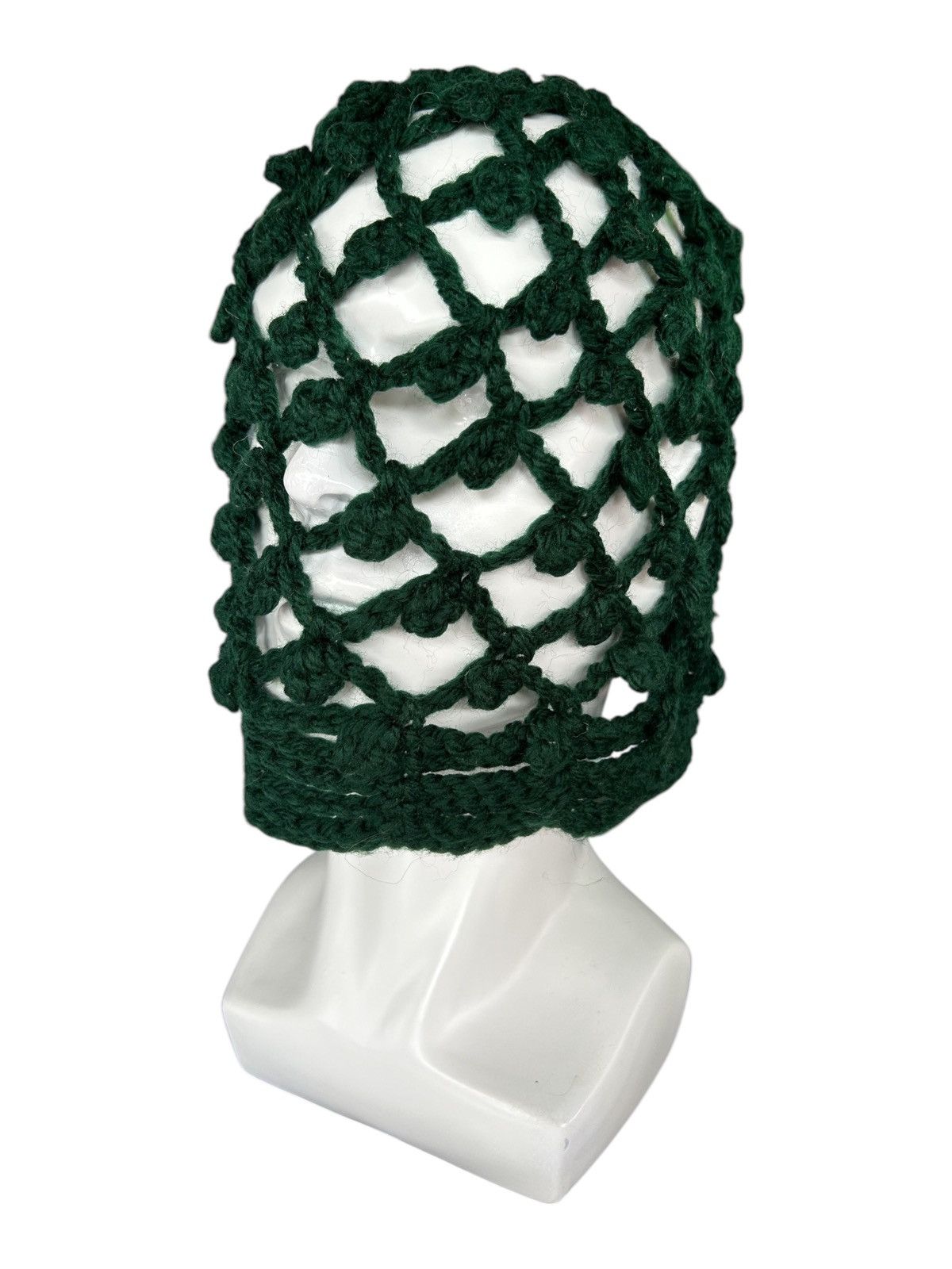 Japanese Brand × Kapital × Vintage Crochet Knitted handmade Rare Big Beanie Hats ☠️☠️ Size ONE SIZE - 2 Thumbnail