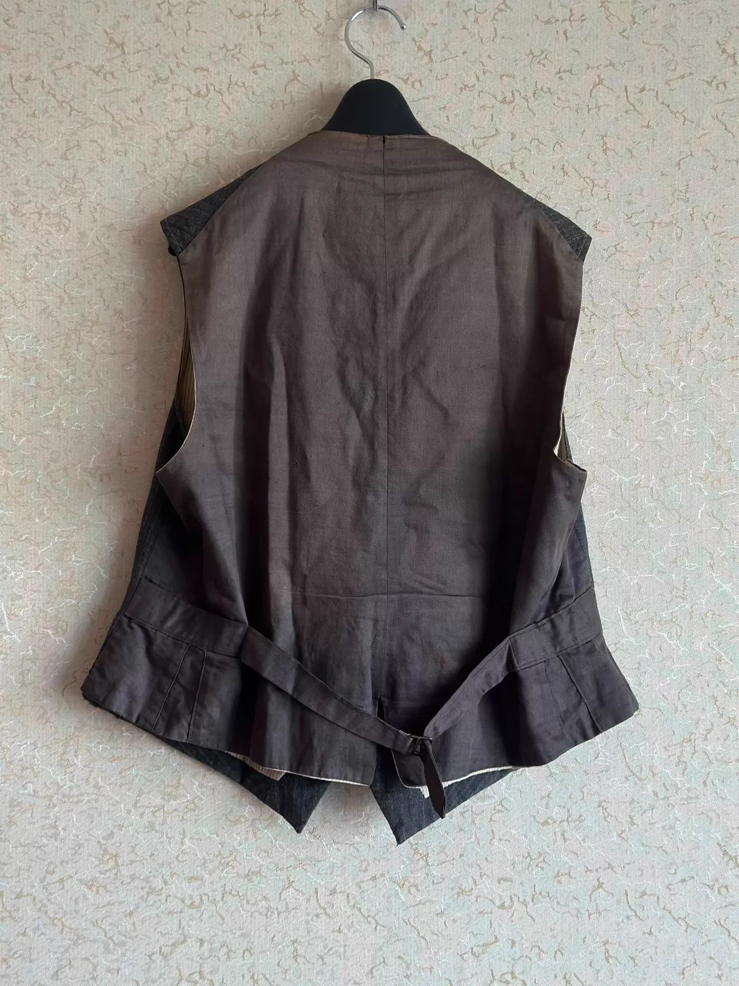 Vintage French Vintage 50s Wool Ragged Vest Size US S / EU 44-46 / 1 - 3 Thumbnail