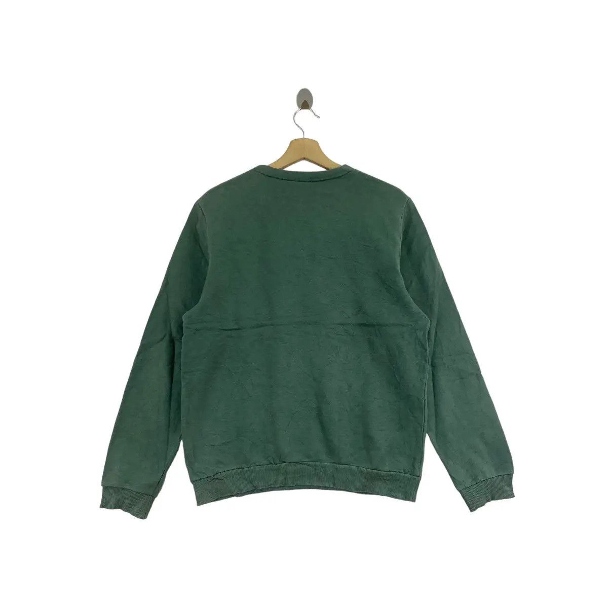 Reebok Vtg REEBOK UK CLASSIC Logo Natural Faded Green Sweatshirt Size M / US 6-8 / IT 42-44 - 2 Thumbnail