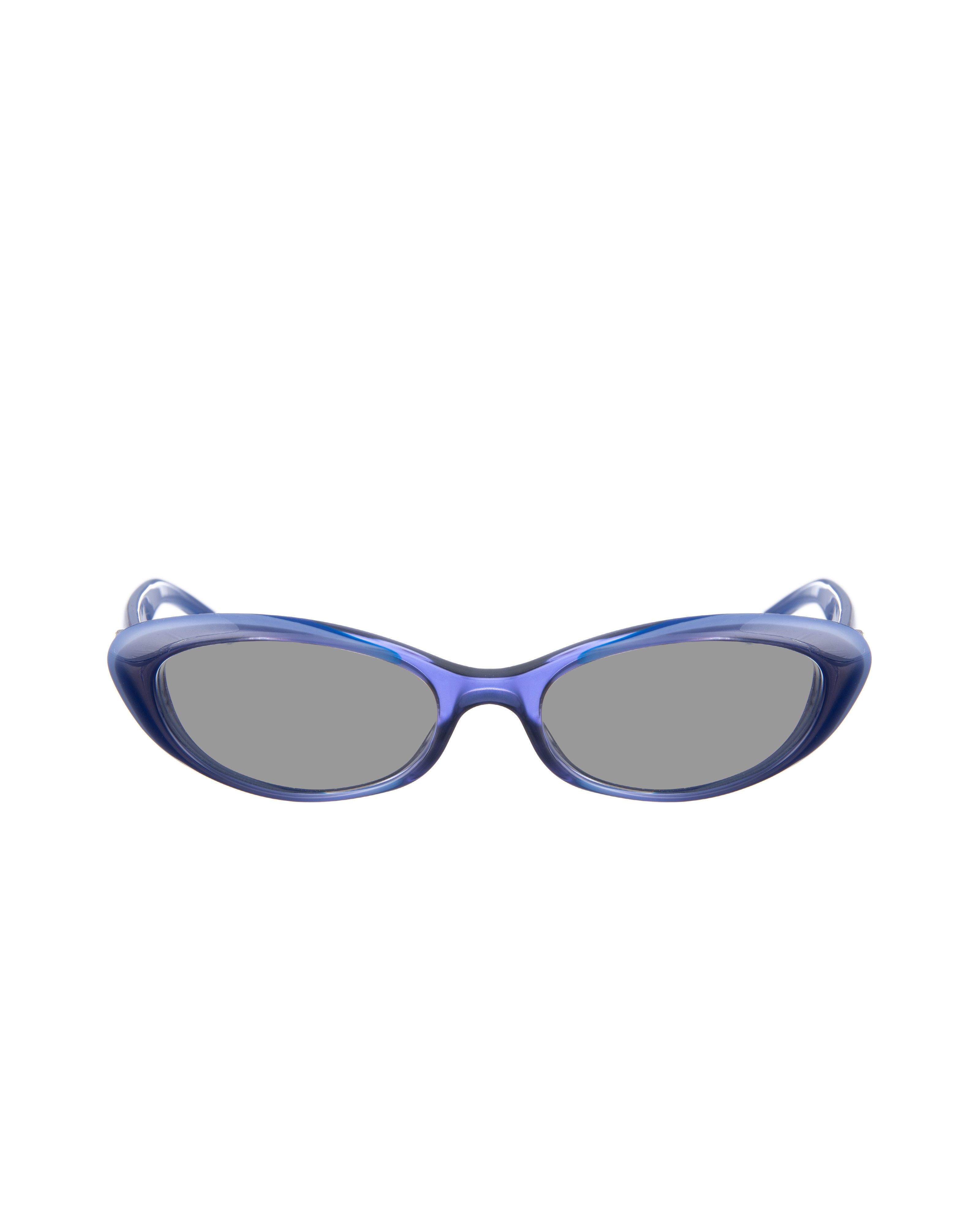 Gucci Gucci 00s Navy Blue Cat Eye Sunglasses with Crystal Hearts Size ONE SIZE - 2 Thumbnail