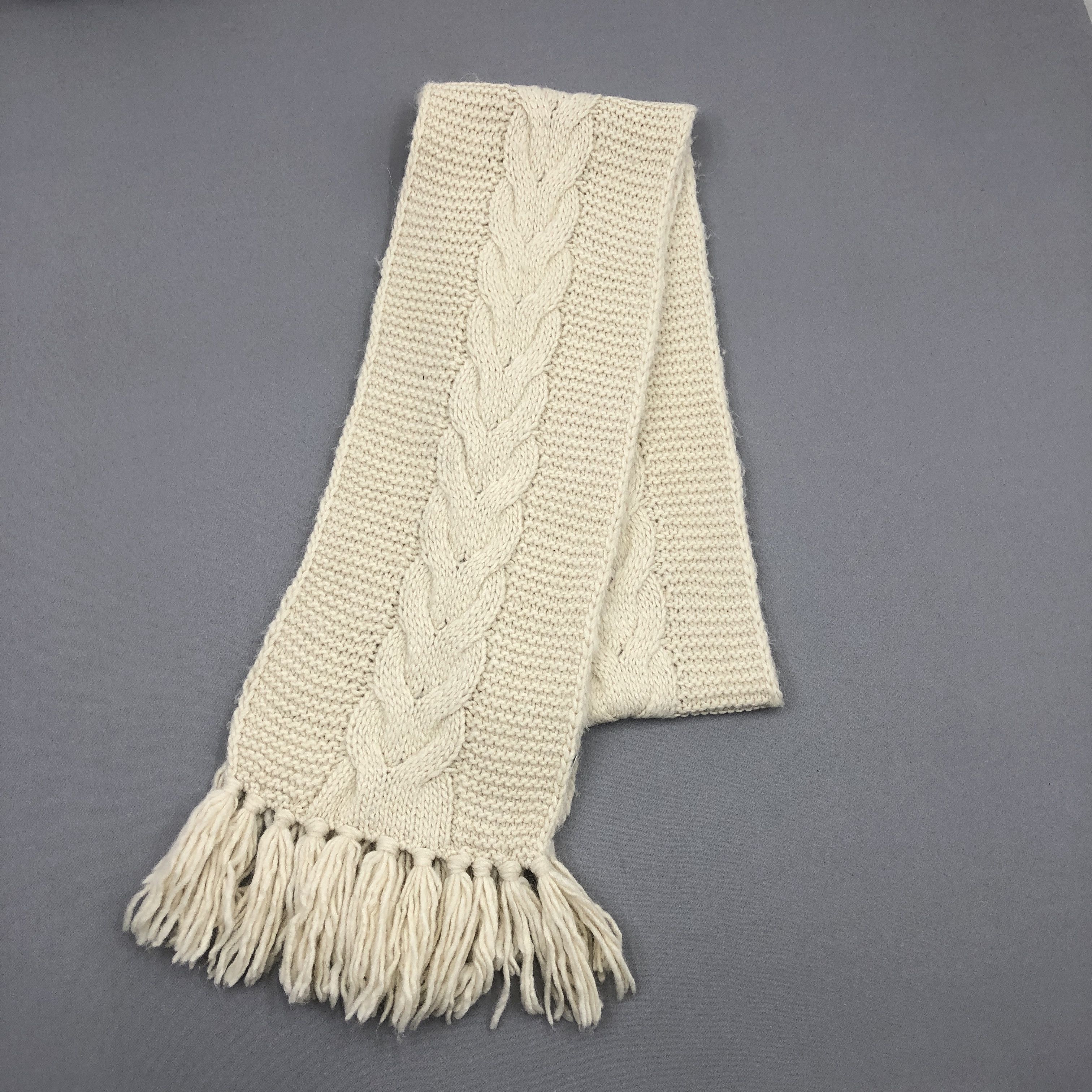 JW Anderson × Uniqlo × Vintage Vintage Uniqlo X JW Anderson Scarf Muffler Wool Knit Scarves Size ONE SIZE - 3 Thumbnail