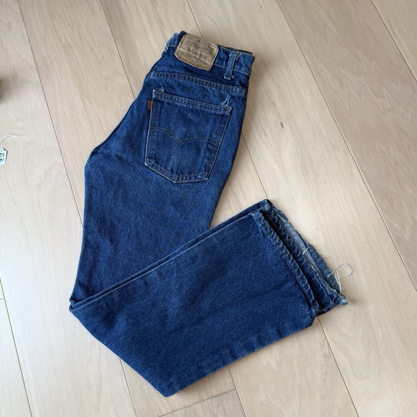 Levi's Vintage Levis 517 Jeans 29 Blue 80s Denim Made in USA Boot Size US 29 - 10 Thumbnail