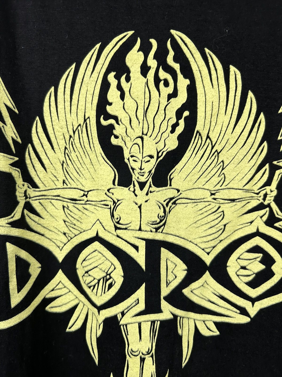 Band Tees Vintage 90s Doro Angels Never Die Tour T shirt Size US XL / EU 56 / 4 - 14 Thumbnail