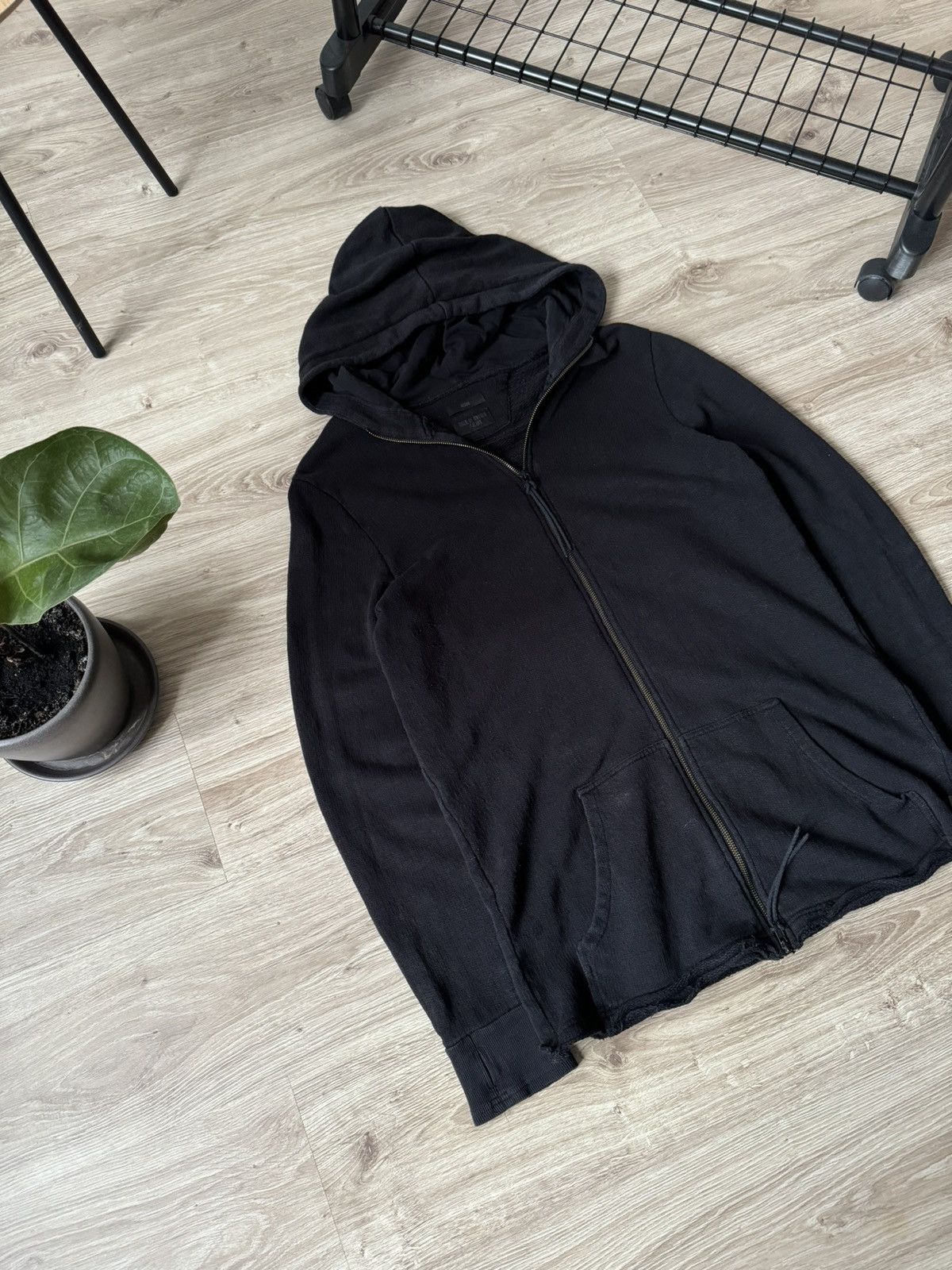 Tiger of Sweden Tiger Of Sweden Distressed Long Zip Hoodie Size US M / EU 48-50 / 2 - 2 Thumbnail