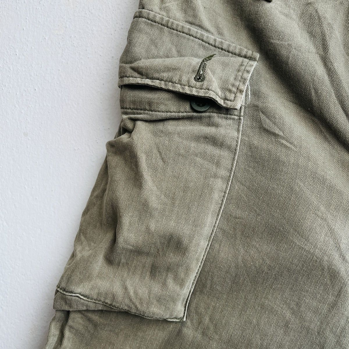 Schott × Travis Scott Faded Olive Green Schott Utilitu Military Pants Size US 30 / EU 46 - 7 Thumbnail