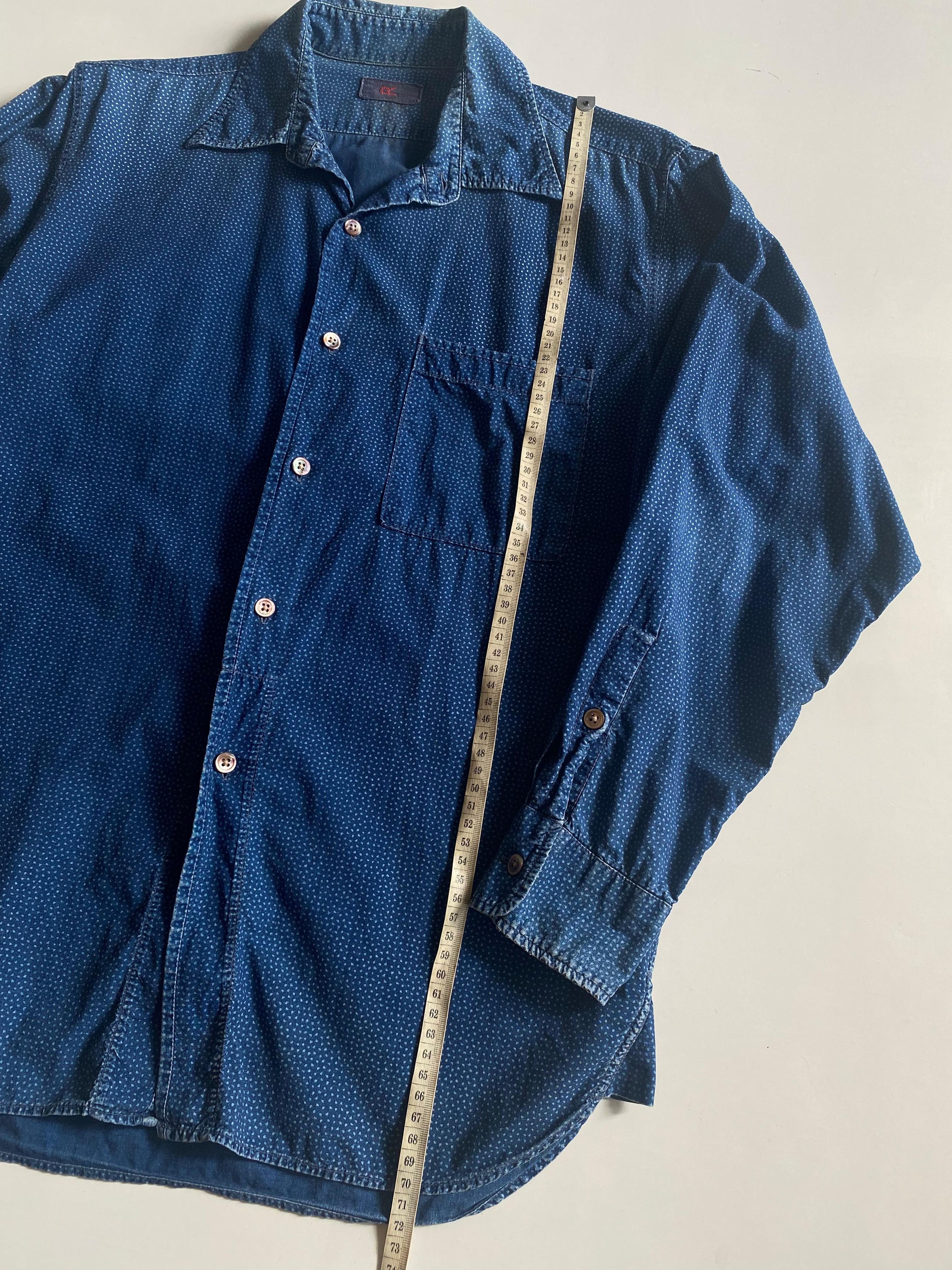 45rpm 45rpm blue indigo vintage shirt Size US M / EU 48-50 / 2 - 4 Thumbnail