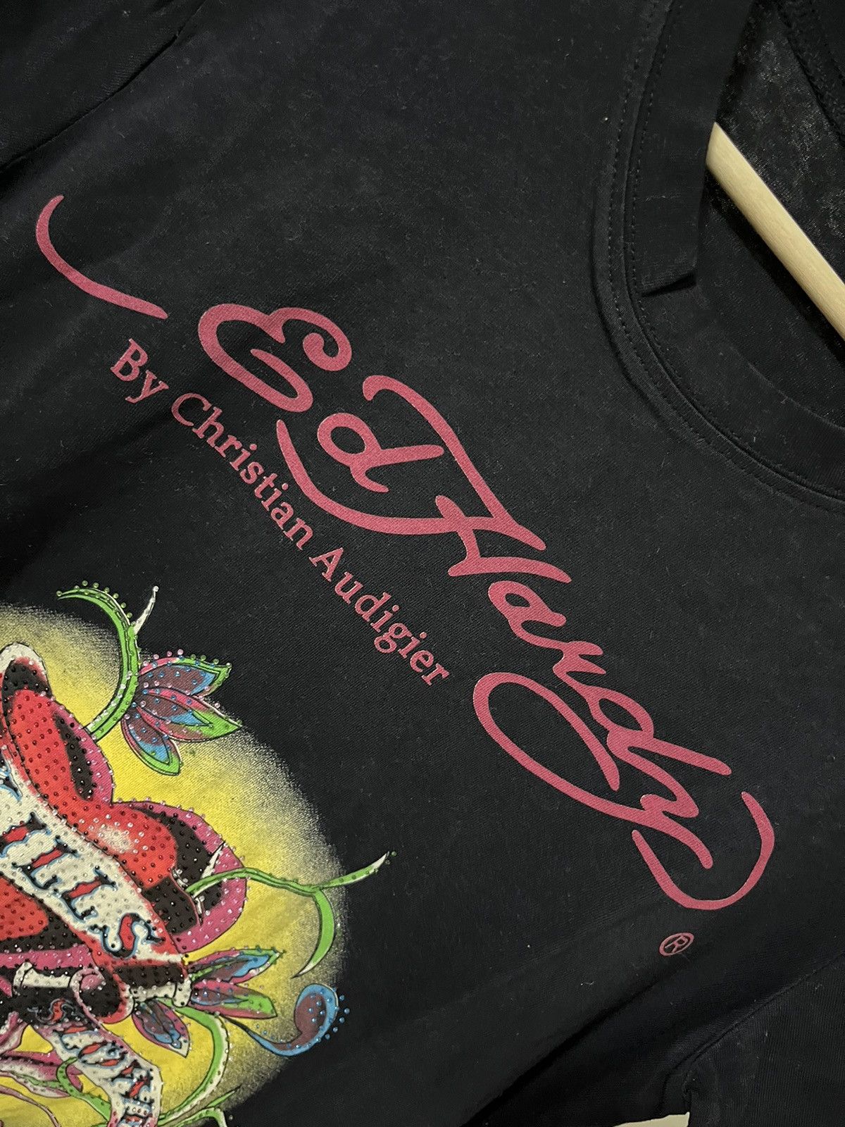 Ed Hardy Don Ed Hardy Vintage Big Logo T Shirt Size US L / EU 52-54 / 3 - 7 Thumbnail
