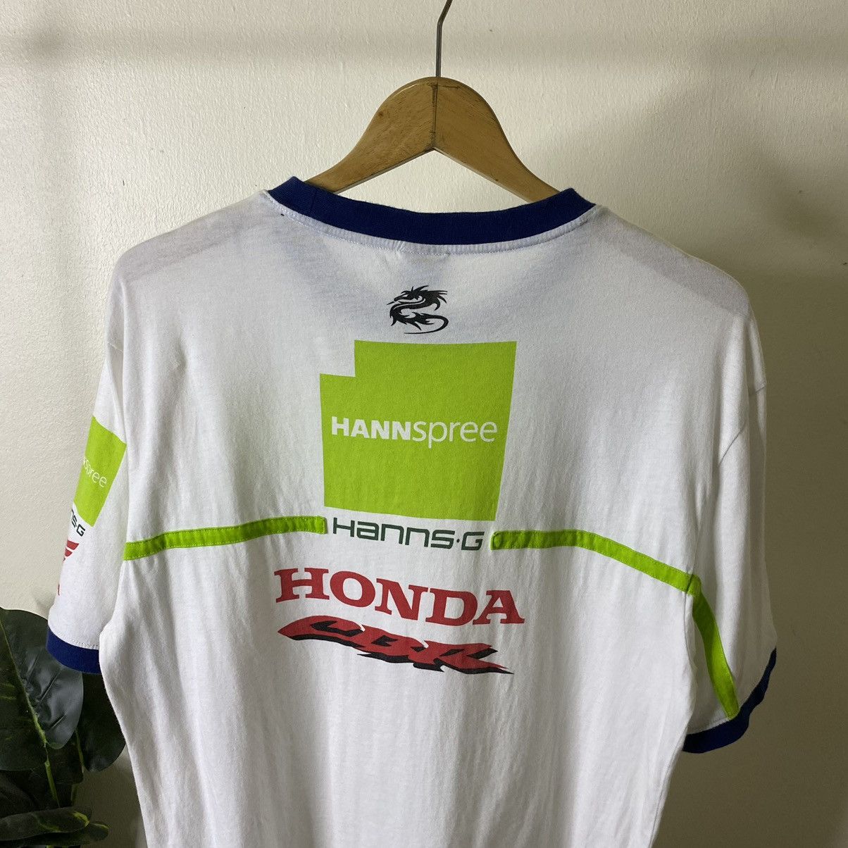 Honda Vintage Y2K Honda Racing Pirelli Ringer Tee Size US L / EU 52-54 / 3 - 2 Thumbnail