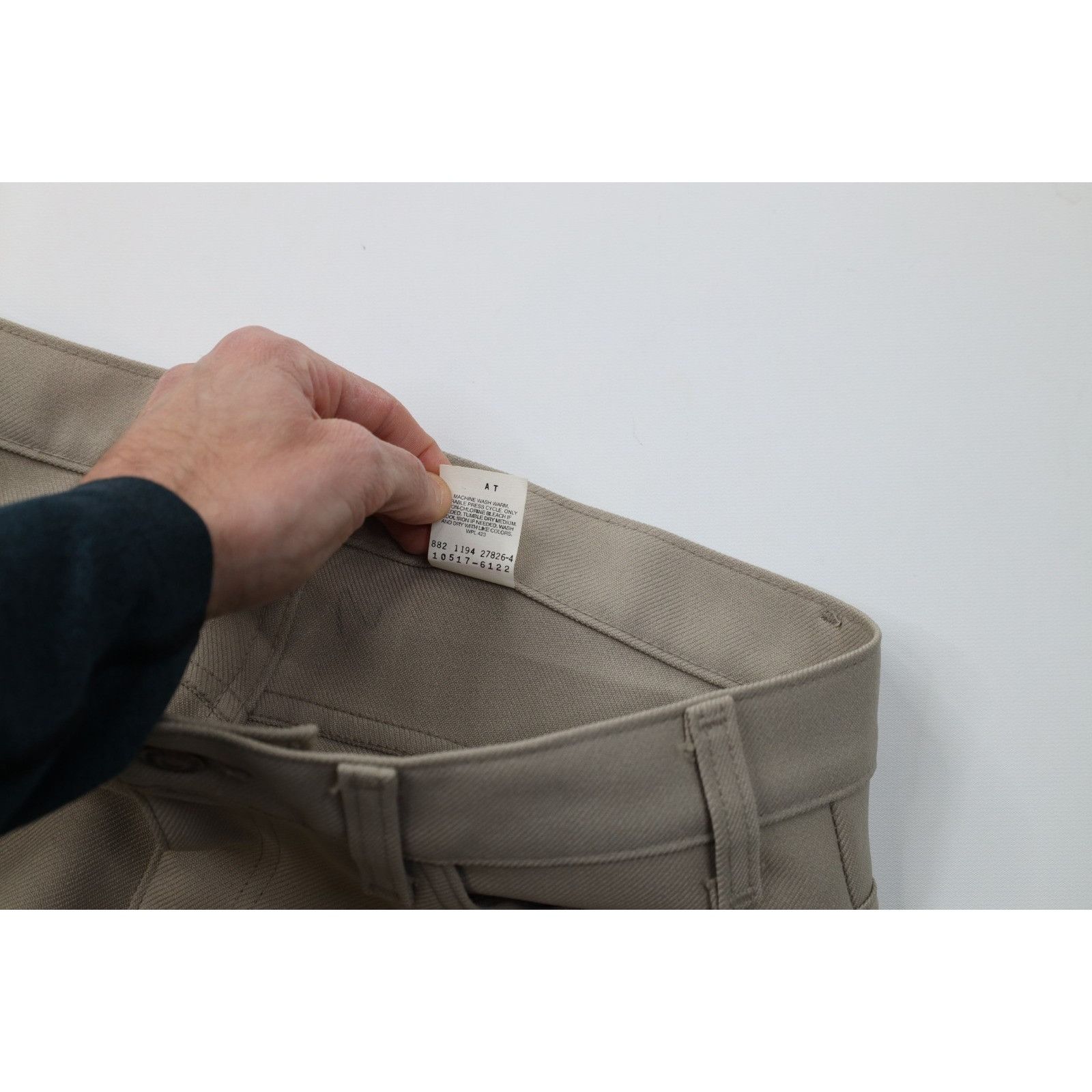Levi's NOS Vintage 90s Levis 517 Western Flared Knit Chino Pants Size US 34 / EU 50 - 8 Thumbnail