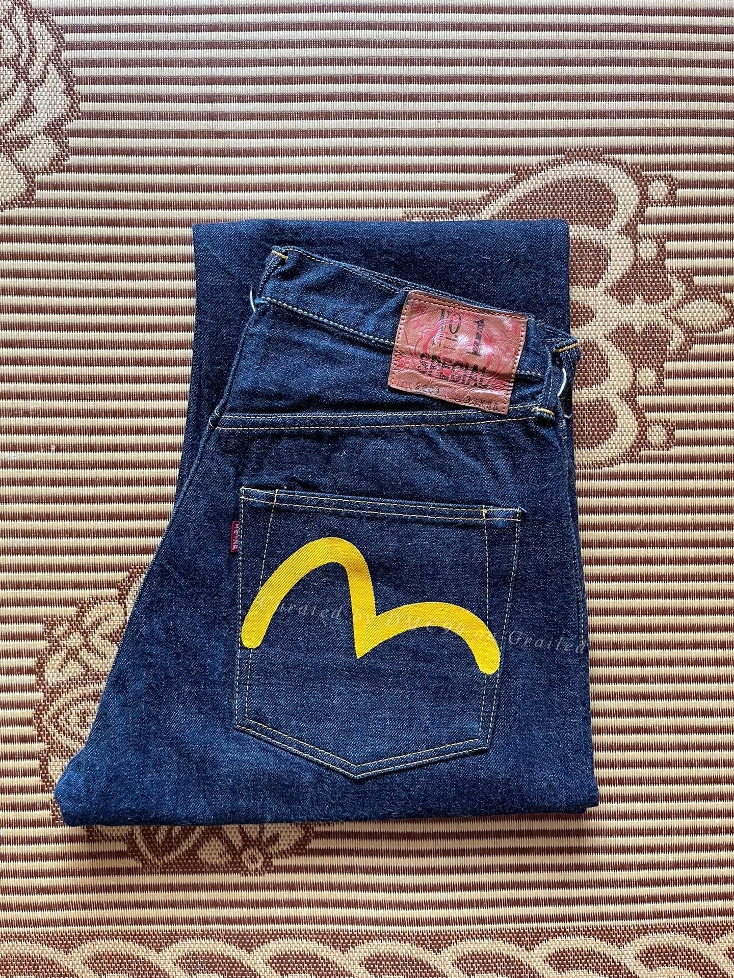 Evisu Evisu No.1 2001 Japanese Red Flag Jeans Size US 34 / EU 50 - 1 Thumbnail