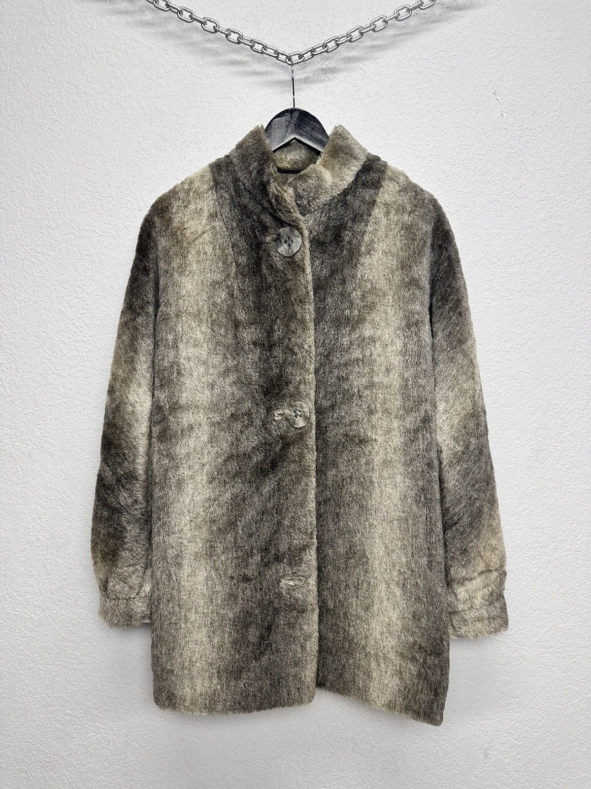 Lanvin Faux Fur Jacket Lanvin Vintage IfSixWasNine style LGB HYPE Size M / US 6-8 / IT 42-44 - 5 Thumbnail