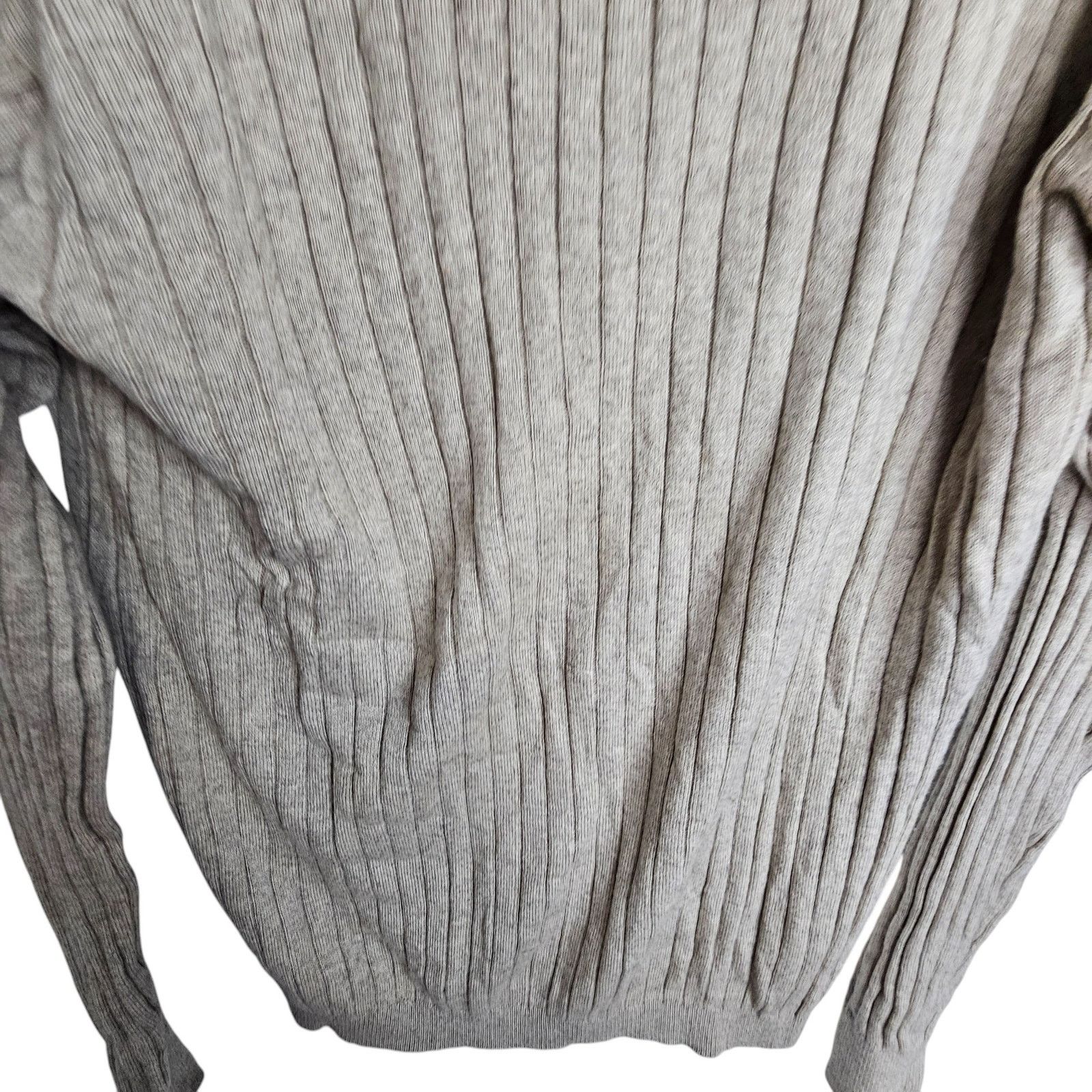Rothco Louis Roth Mens Silk Cashmere Sweater Ribbed Collared Preppy Size US L / EU 52-54 / 3 - 3 Thumbnail