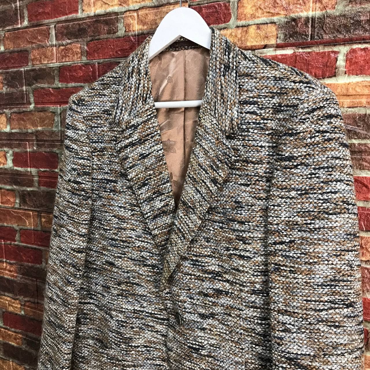 Japanese Brand GOLDEN TWEED GENUINE ROYAL TOKYO TWEED KNITTED COAT Size US M / EU 48-50 / 2 - 7 Thumbnail
