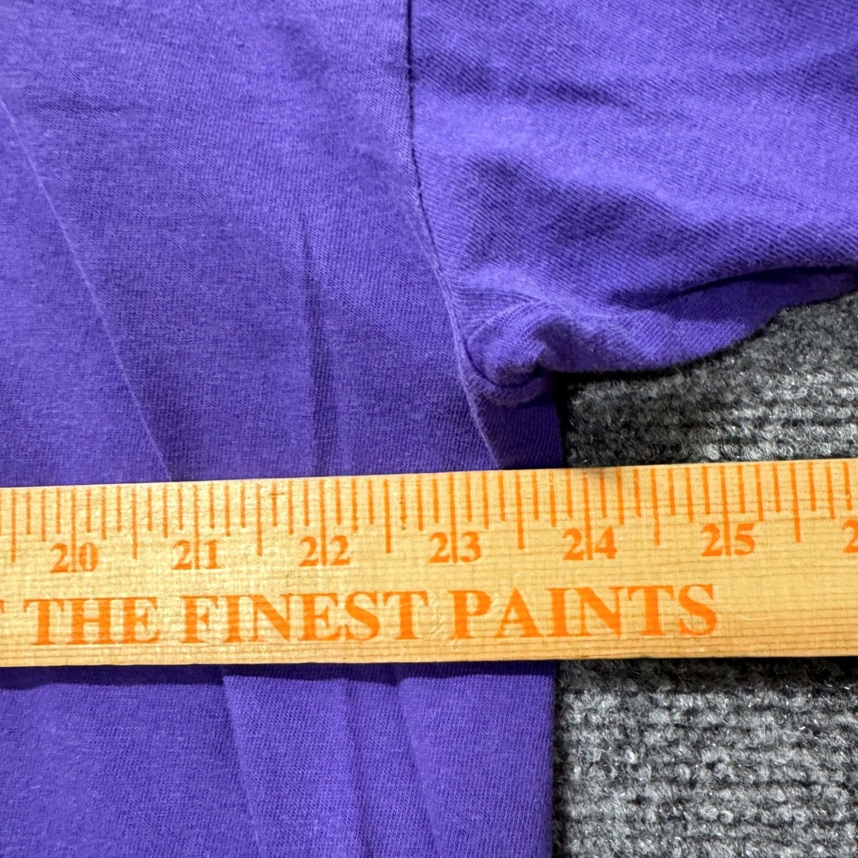 Hanes VINTAGE Kayla T-Shirt Hanes Beefy-T 2XL Purple Men Big & Tall 100% Cotton Y2K Size US XXL / EU 58 / 5 - 4 Thumbnail
