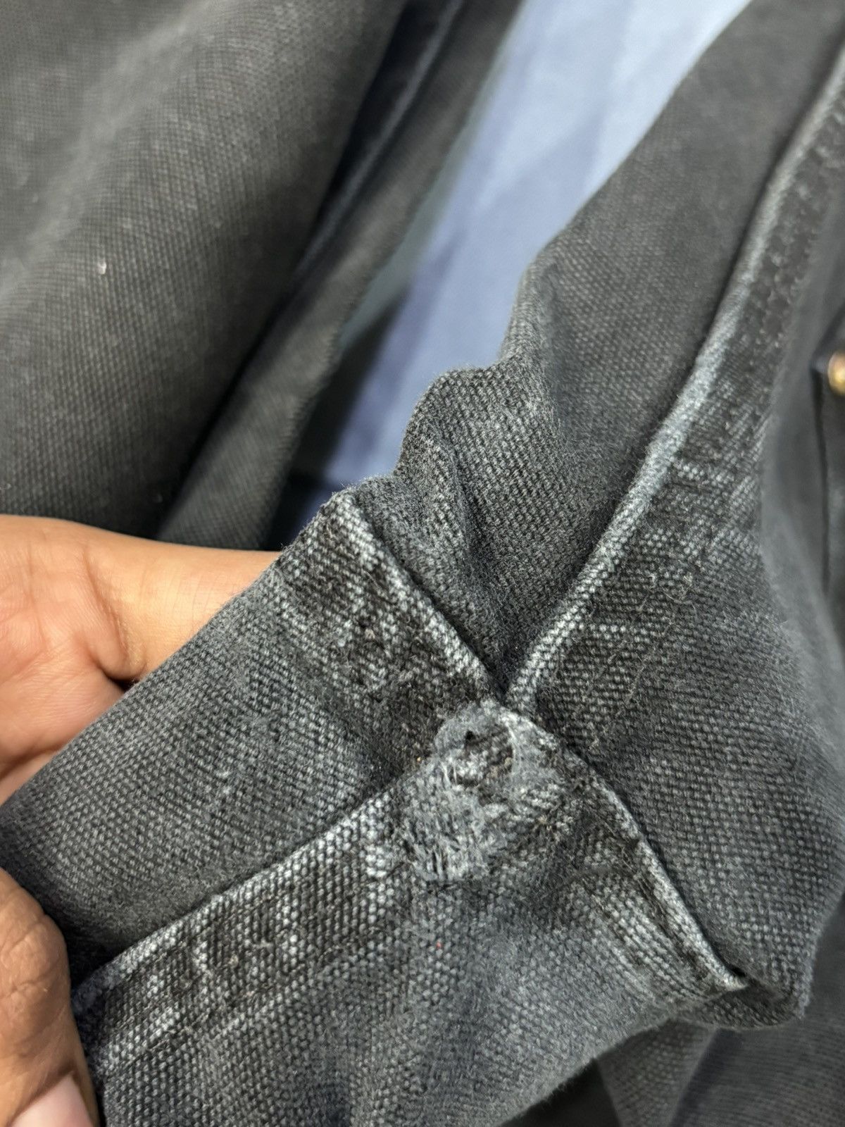 Carhartt Rare 90s Carhartt BO1 BLK Double knee denim Size US 40 / EU 56 - 10 Thumbnail