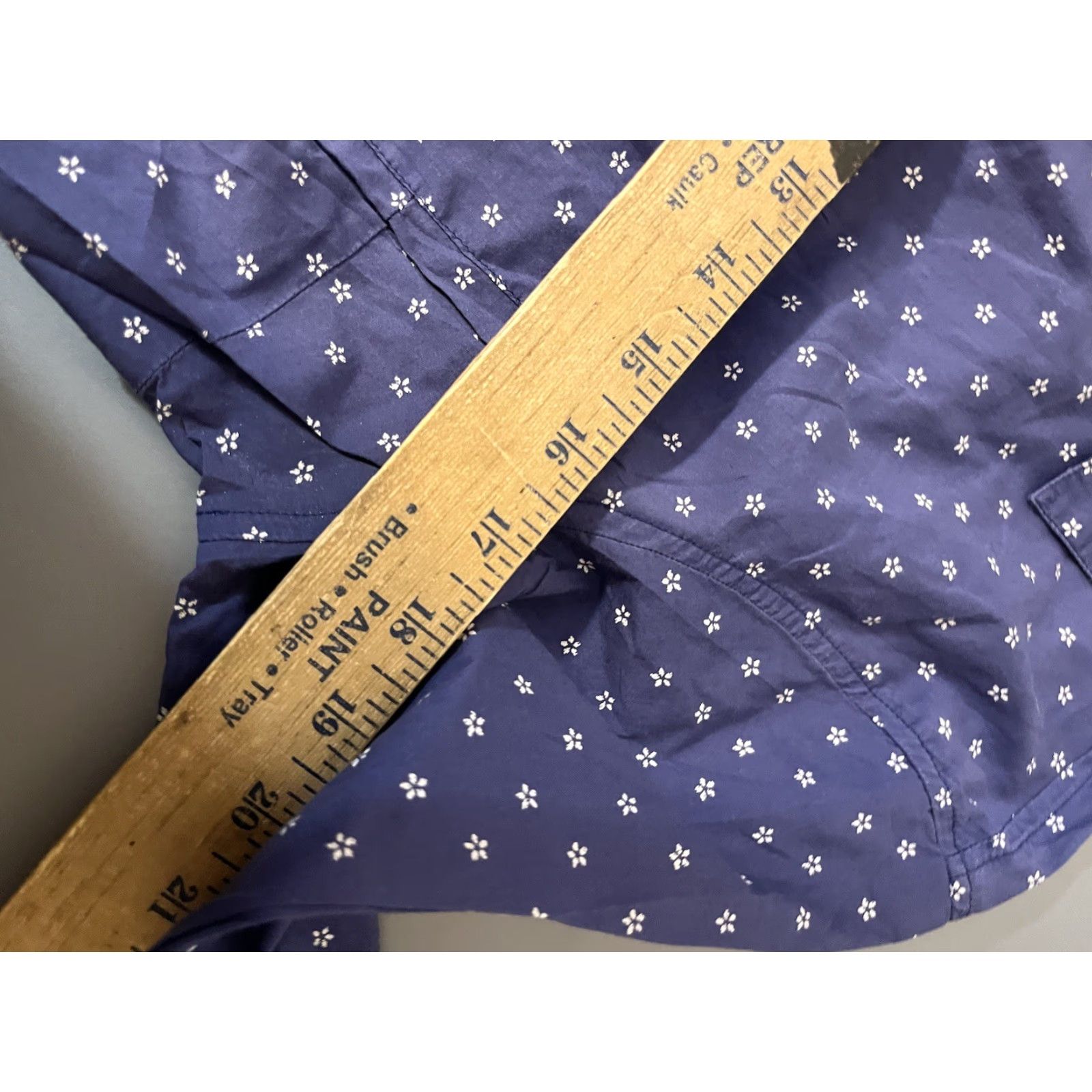 Old Navy Old Navy Shirt Womens M Blue Polka Dot Long Sleeve Button-Up The Classic Size M / US 6-8 / IT 42-44 - 5 Thumbnail
