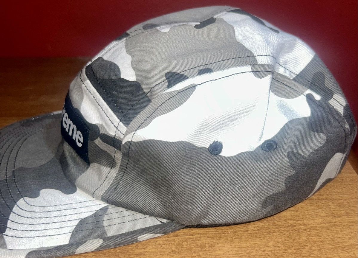 Supreme Supreme Washed Chino Twill Camp Cap (SS26) Snow Camo Size ONE SIZE - 4 Thumbnail